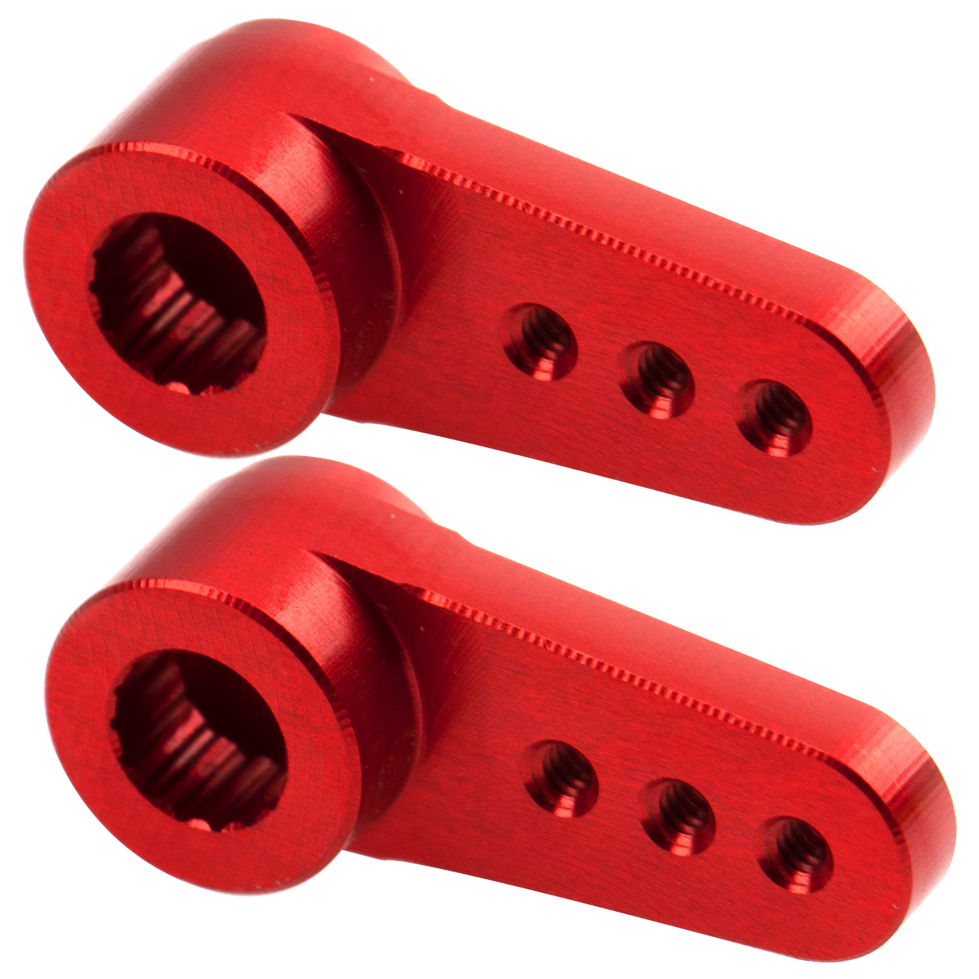 2Pcs Aluminum RC Servo Arm 15T - Mini Servo Horns Compatible With ES08MA II Servo For Axial SCX24 1/24 RC Crawler, CNC Machined Upgrade Parts-1085194