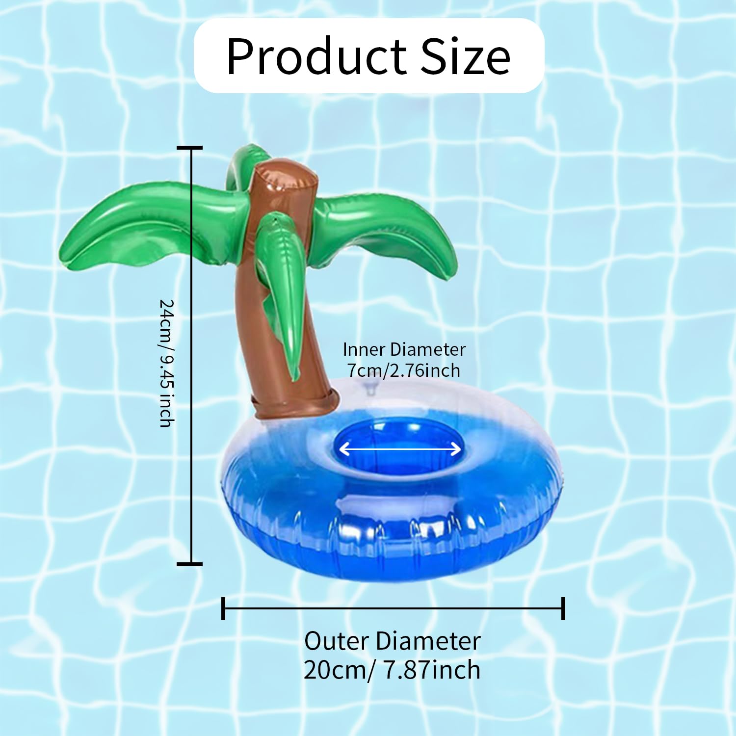 Porte-gobelet Gonflable pour Piscine - Design à Double Cerise, PVC, Porte-Gobelet Flottant, Portable, Pliable, pour Fêtes à la Piscine, Durable, Accessoire Amusant Porte-gobelet Gonflable pour Piscine - Design à Double Cerise, PVC, Porte-Gobelet Flottant, Portable, Pliable, pour Fêtes à la Piscine, Durable, Accessoire Amusant