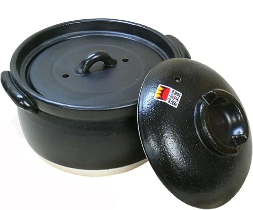 Olla de Arroz Yokkaichi Banko 3 Go (doble tapa)