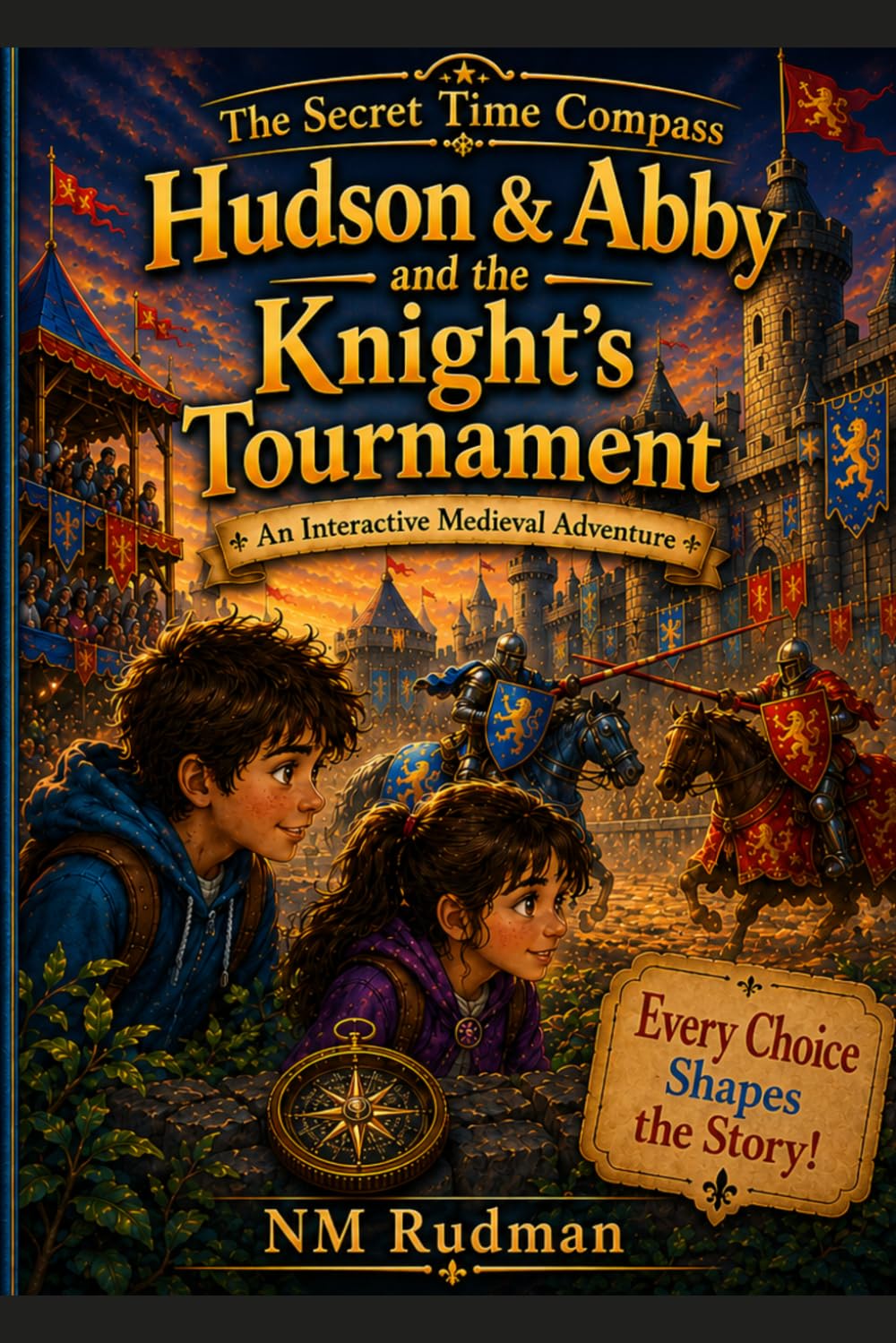 Hudson & Abby and the Knight’s Tournament: An Interactive Medieval Adventure (The Secret Time Compass Adventures)