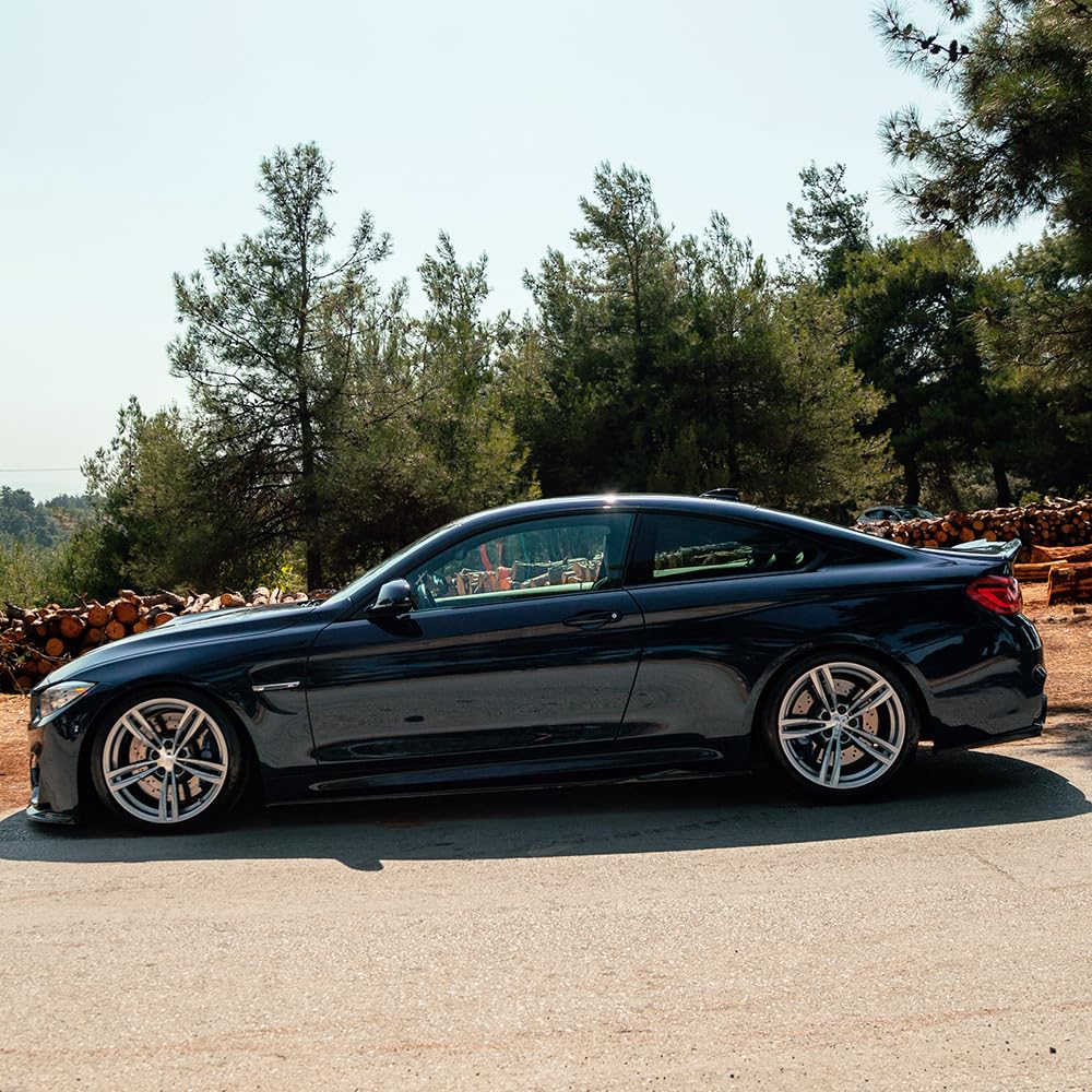 Seitenschweller kompatibel mit BMW M4 F82 2014 bis 2021 2 Tlg Schwarz Glänzend