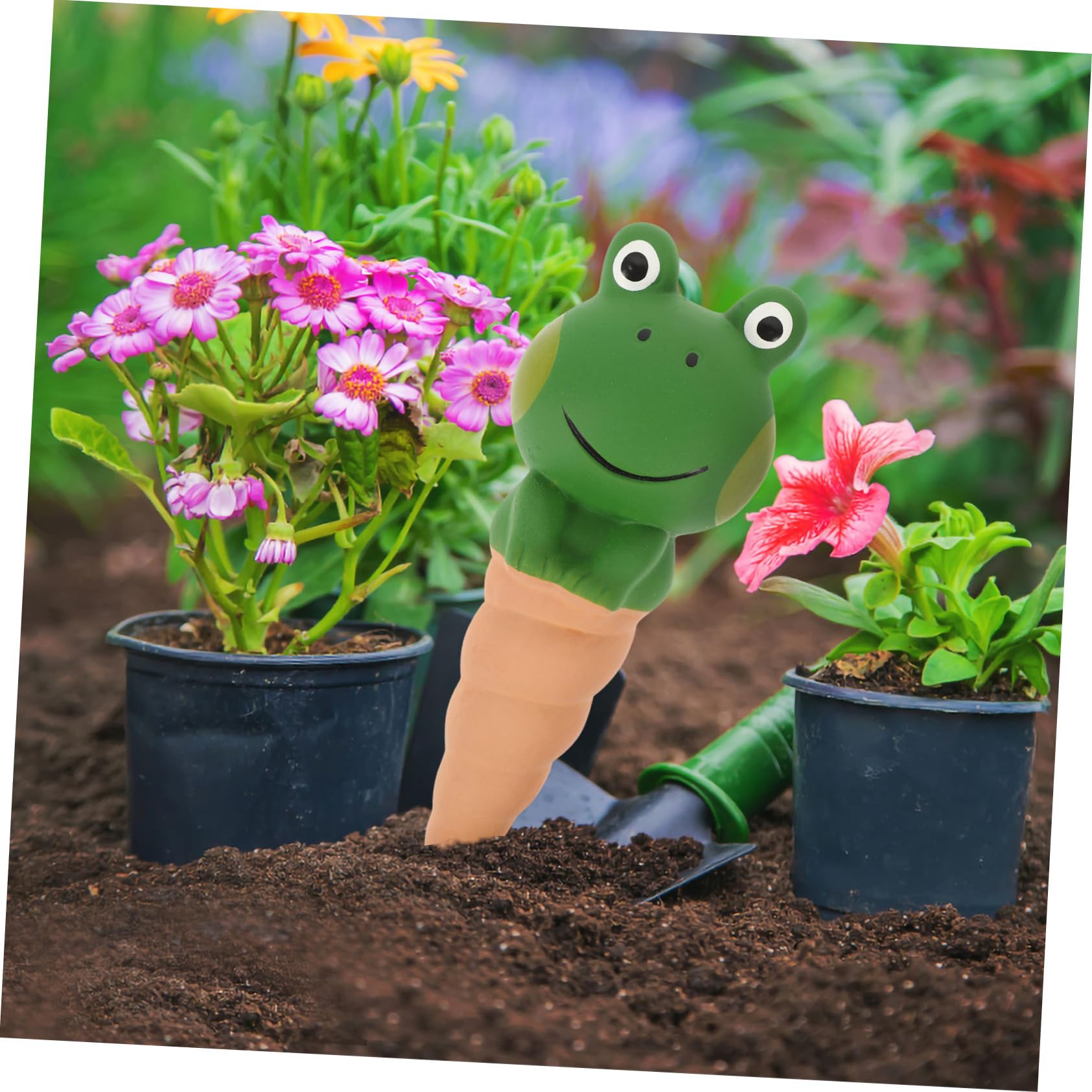 Gatuida 4pièces Lot de Globes Arrosage pour Plantes Forme De Grenouille Arroseurs Automatiques pour Plantes Intérieur Et Extérieur