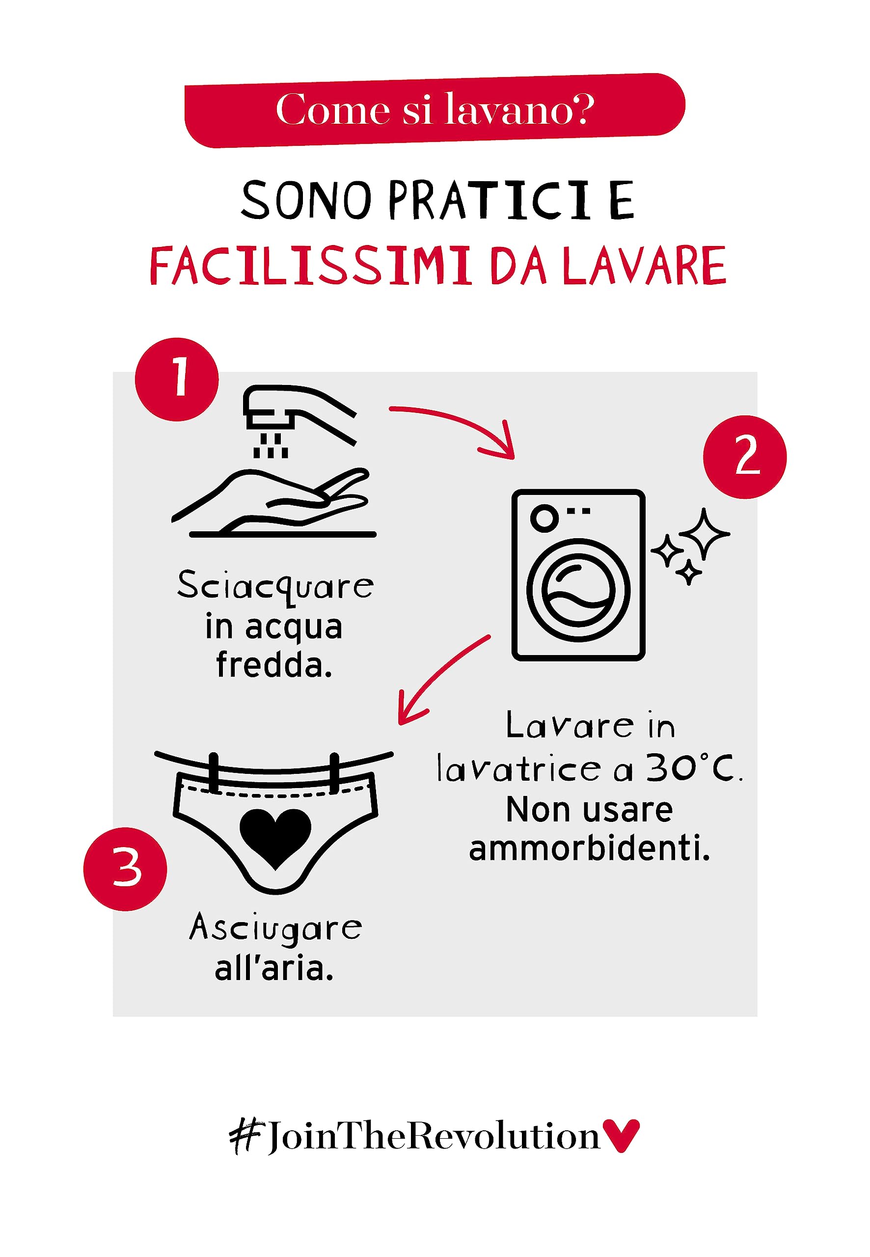 Lovable Slip da Ciclo Mestruale Flusso Abbondante in Cotone | Riutilizzabili e Assorbenti | My First Period Panties Bi-pack Bambine e ragazze x2