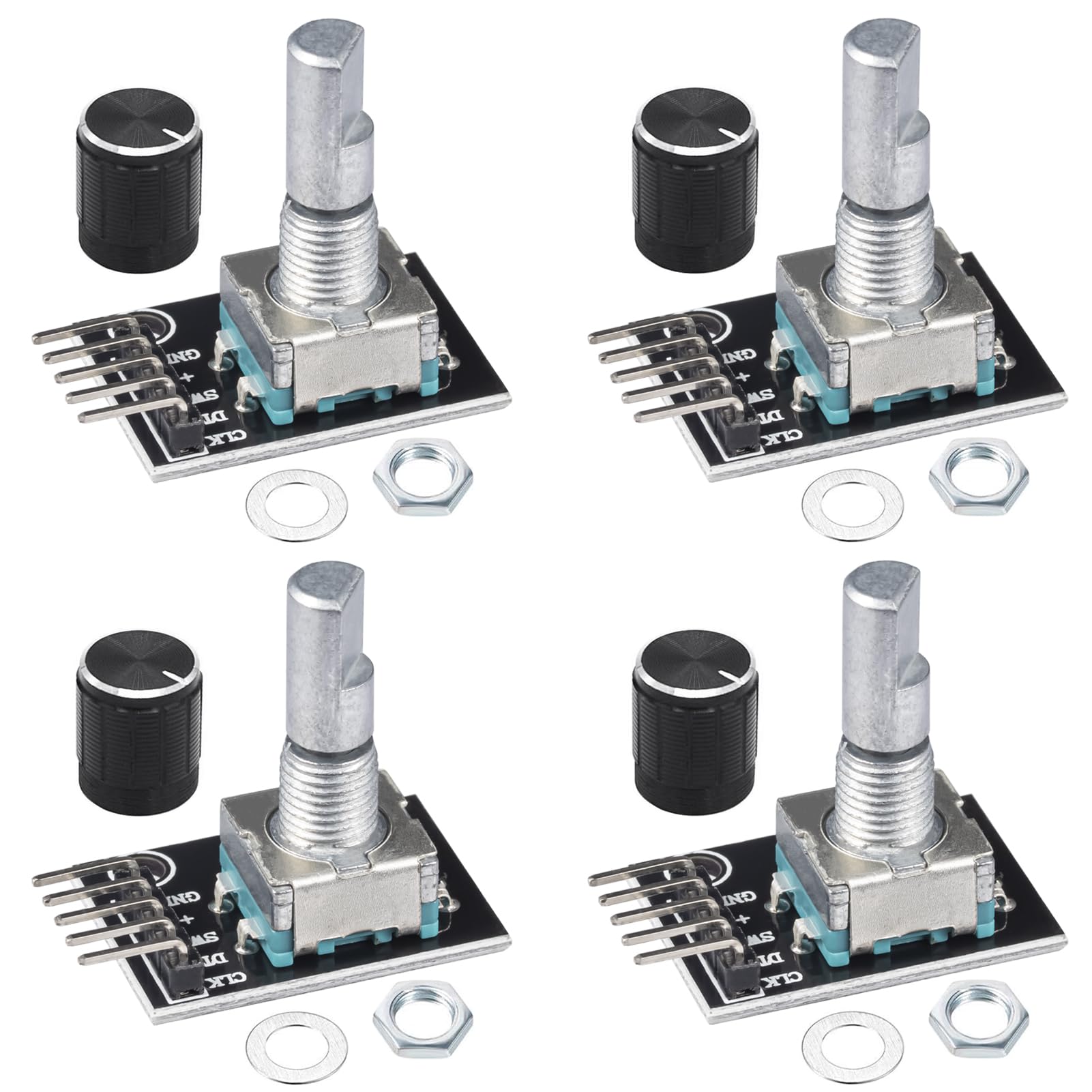 Amazon.com: JTAREA KY-040 Rotary Encoder Module 360 Degree Switch ...