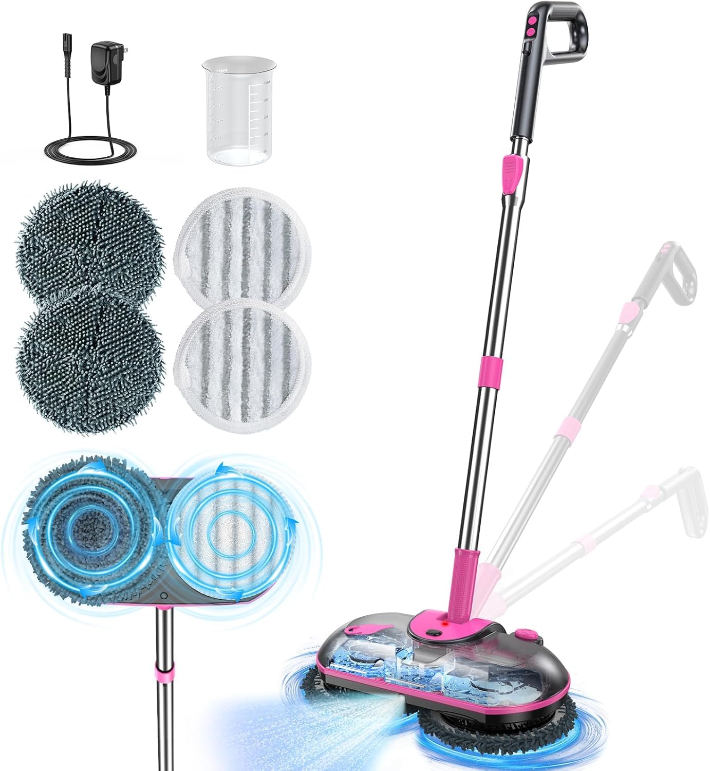 ScrubWiz Cordless Electric Spin Mop