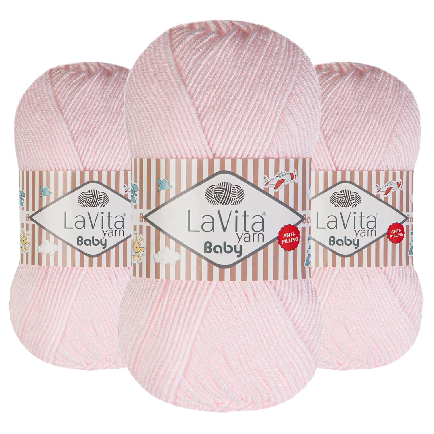 LaVita Baby Premium Anti-Pill Acrylic Yarn