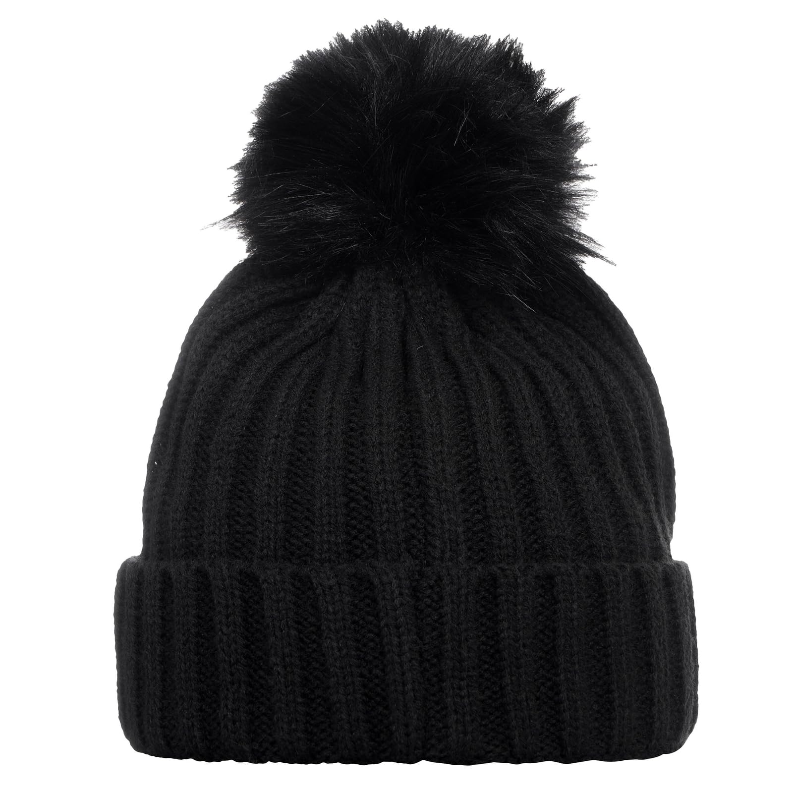 Icepeak Herren Damen Unisex Mütze Strickmütze Bommelmütze Hazen