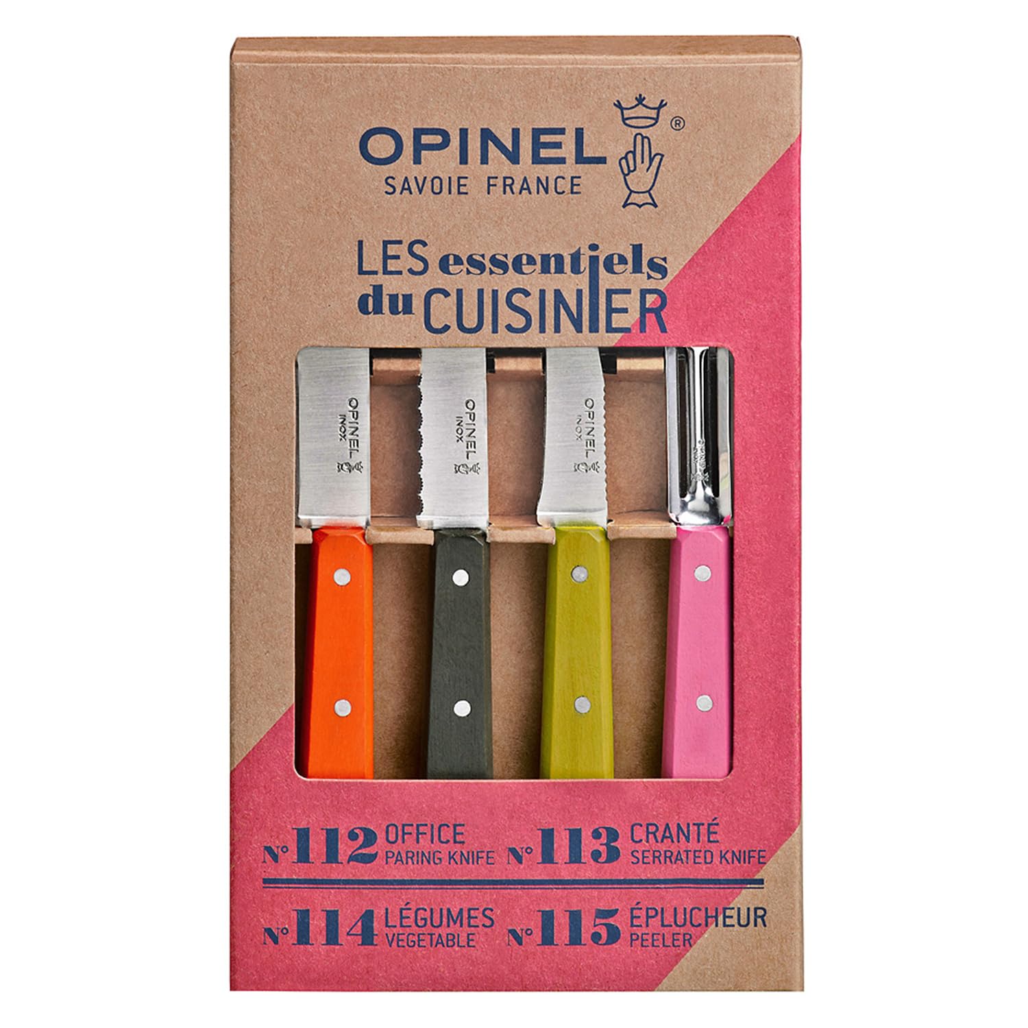 OPINEL OP01452 Cuchillo tascabile,Unisex - Adulto, Rosa, un tamaño