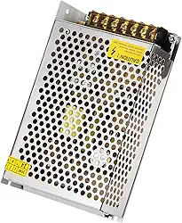 Bossnwatt Fonte De Alimentação Chaveada 24V 5A Ac110V/220V Para Adaptador Conversor Regulado Cc, Transformador Universal Smps 120W Fitas Led, Impressora 3D, Rádio Amador, Câmeras Cftv