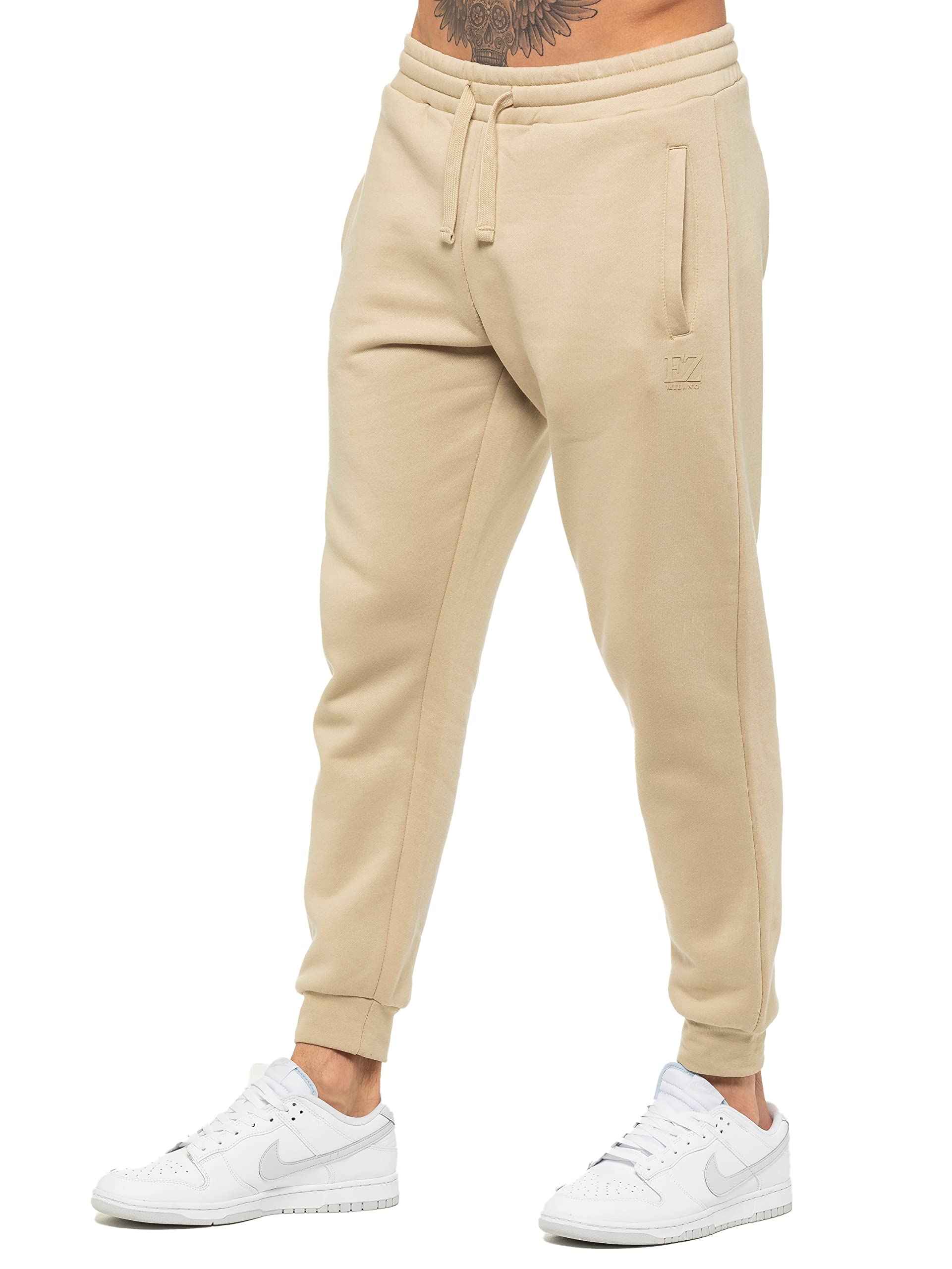 989Zé Enzo Men's Stone Joggers Fleece Lined Soft Warm Sweatpants Regular Fit Tracksuit Bottoms Casual Trousers Ezjg598 Jogger Xxl