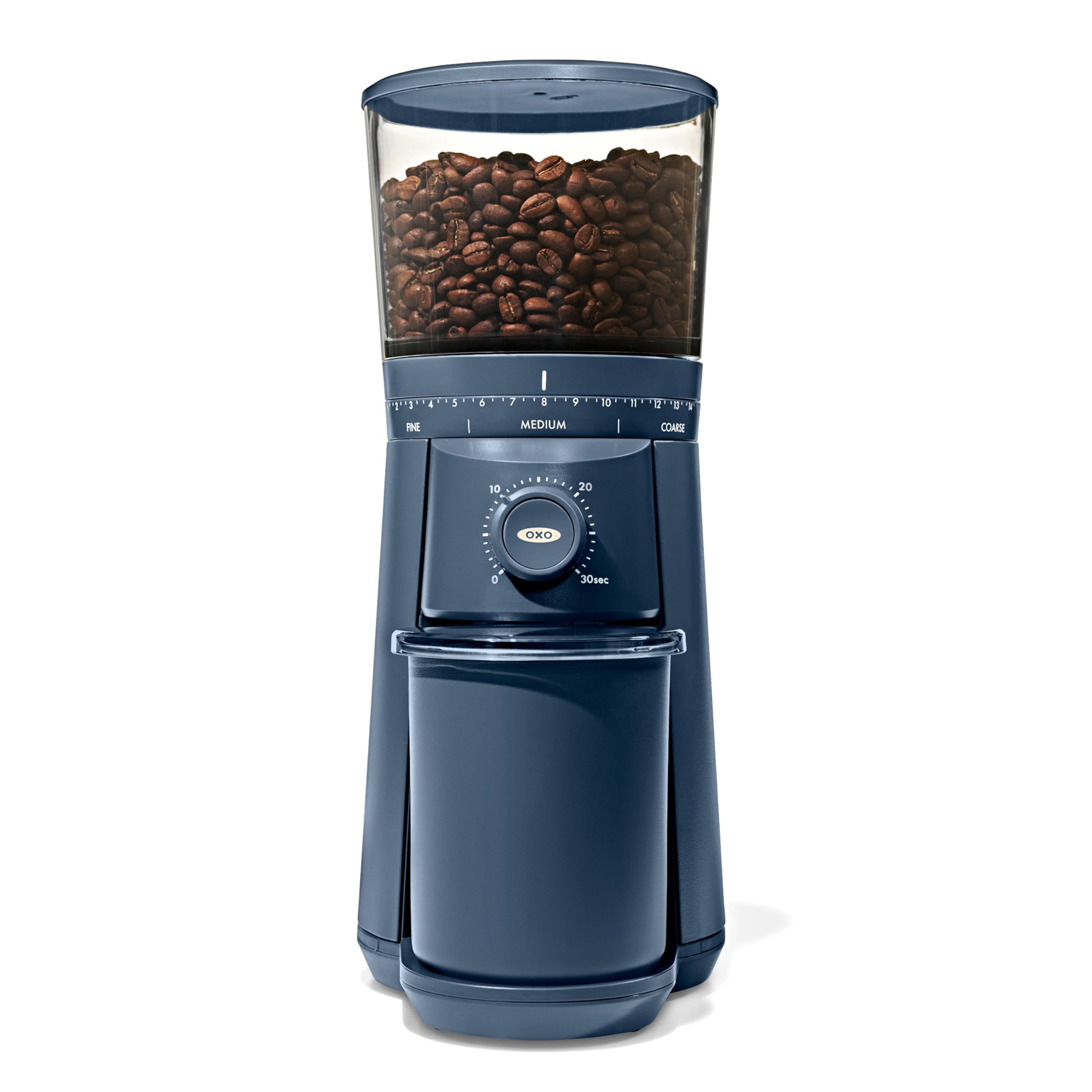 Brew Conical Burr Coffee Grinder, Coffee Bean Grinder Storm Blue
