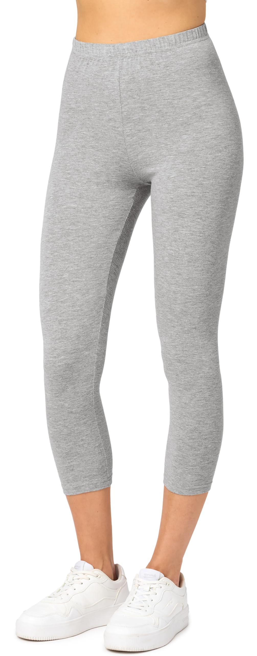 Merry Style Women's 3/4 Leggings MS10-199(Melange, XL)