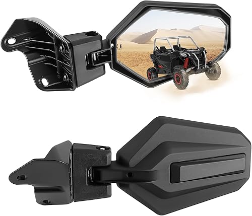 KEMIMOTO Espejo lateral compatible con Can Am Maverick Sport Trail Commander 2018-2023, retrovisor plegable ajustable de repuesto OEM 715003639 disponible en Yaxa Colombia