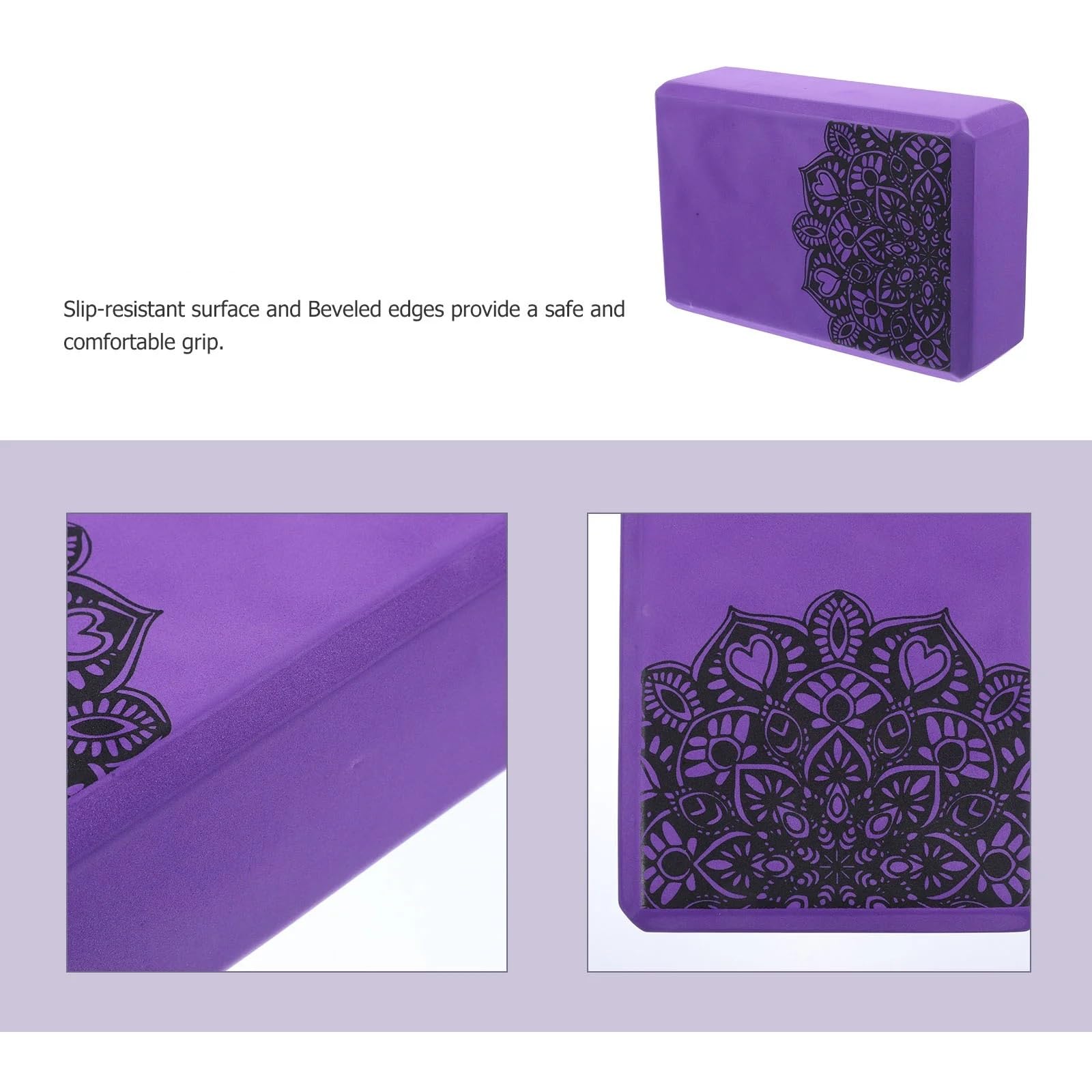 Bloque Yoga Lightweight EVA Blocks Yoga Brick Exercise Gym Body Fitness Training Aids to Support and Deepen