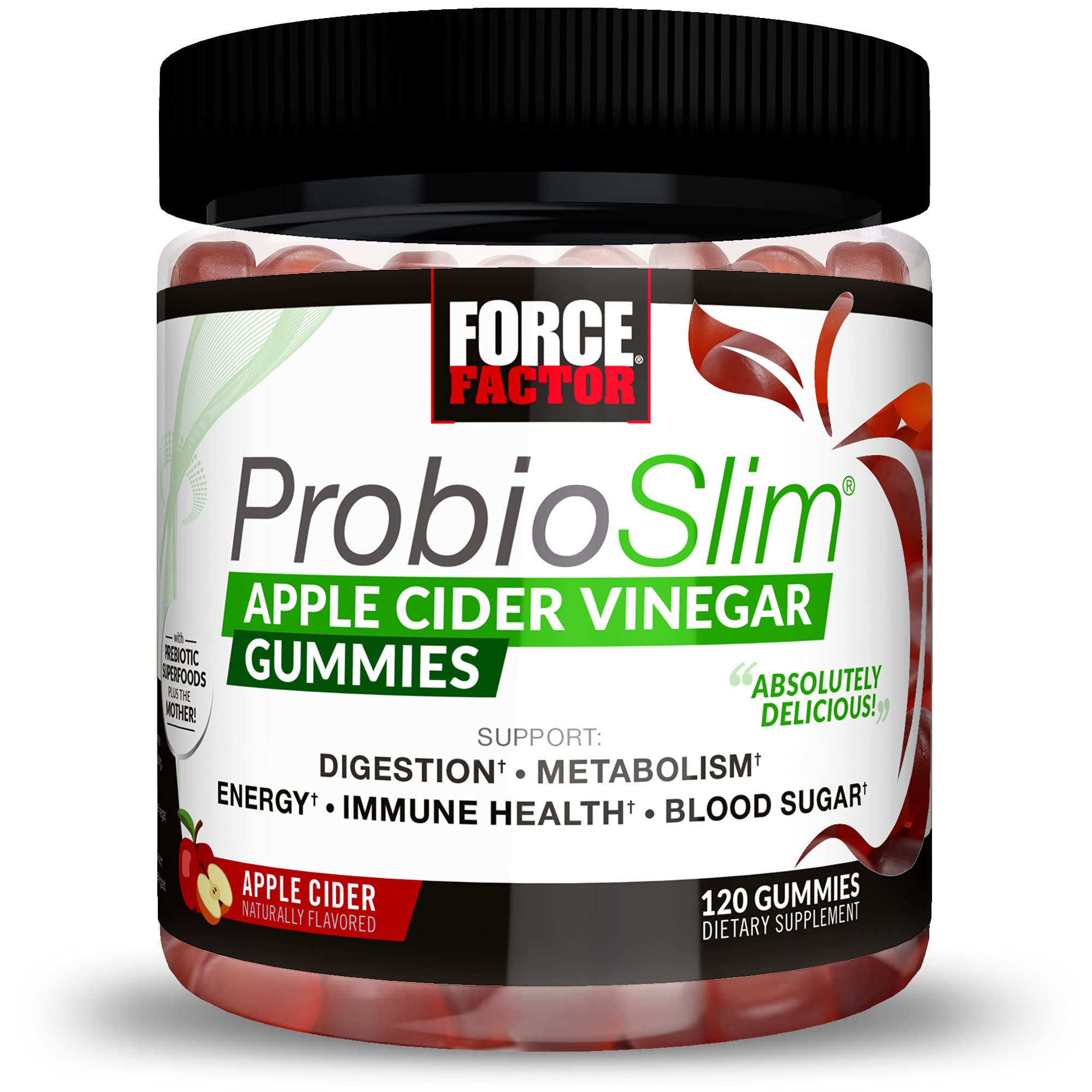 ProbioSlim Apple Cider Vinegar Gummies with Organic Apple Cider Vinegar