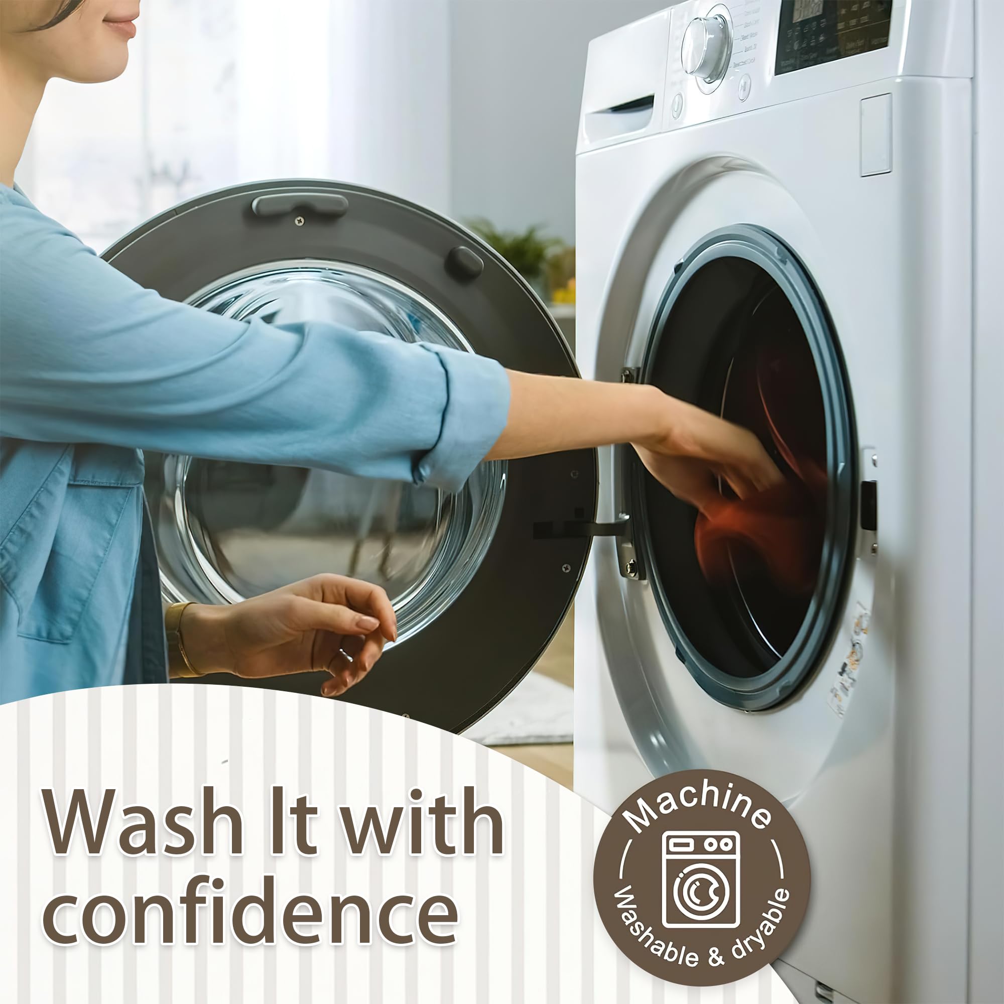 Exnundod Lot De 2 Torchons De Cuisine Motif Citrouille, Automne