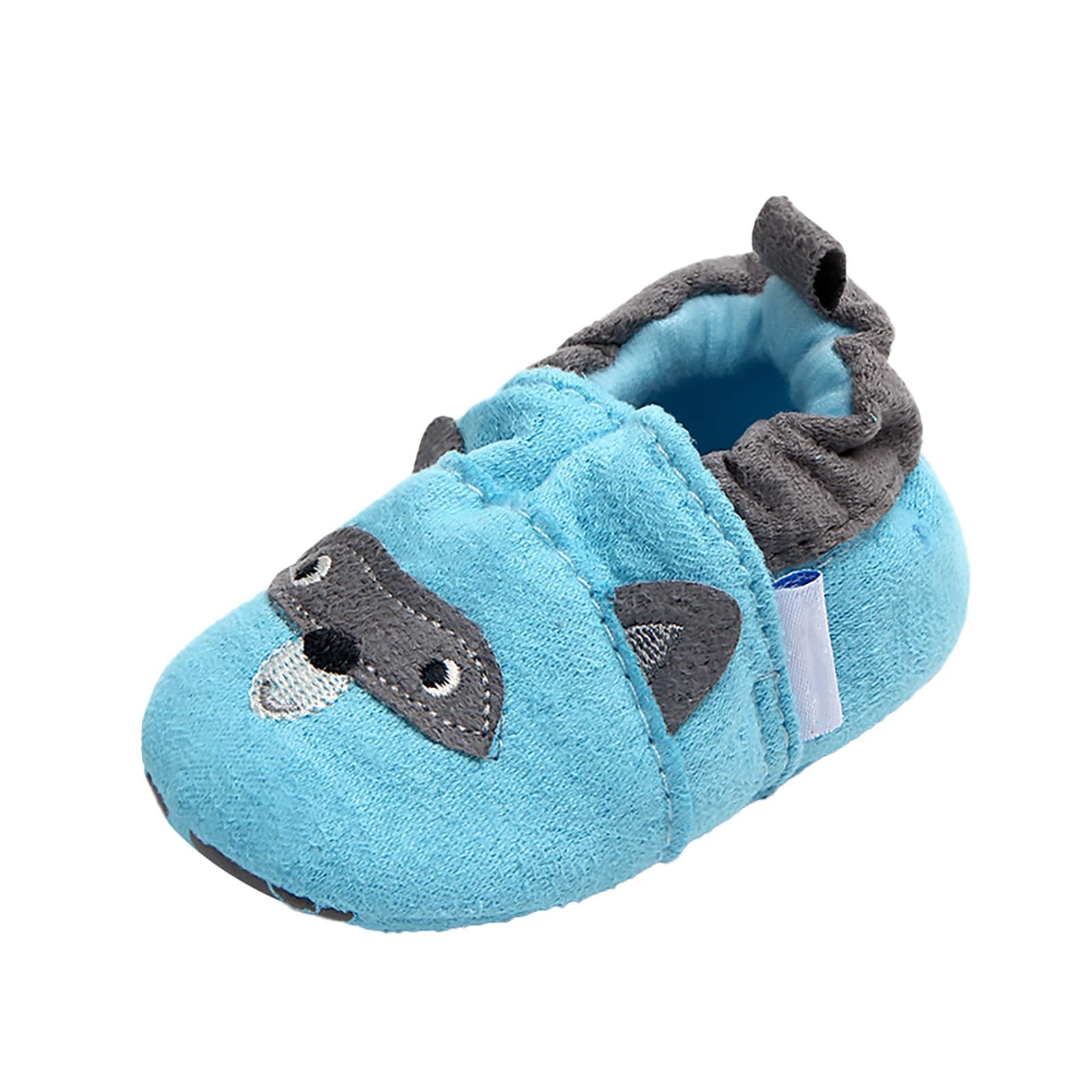 Infant Canvas Shoes Baby Shoes Newborn Baby Shoes Non Slip Ankle Sneakers for Newborn Girls Baptism Shoes (Blue, 13)