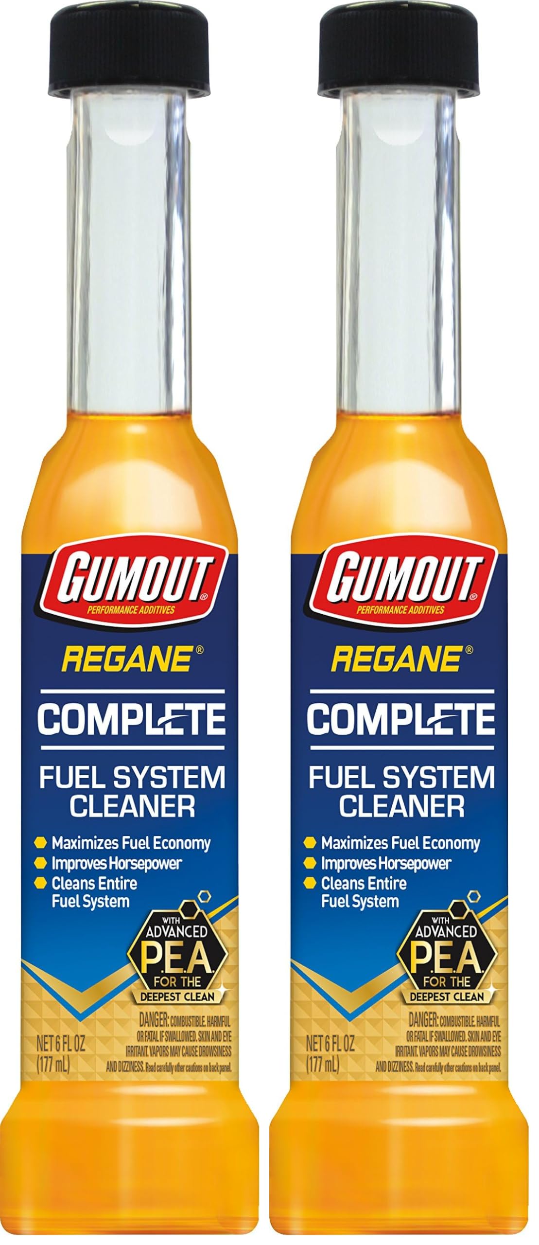 Gumout 510014 Regane Complete Fuel System Cleaner, 6 oz. (Pack of 2)