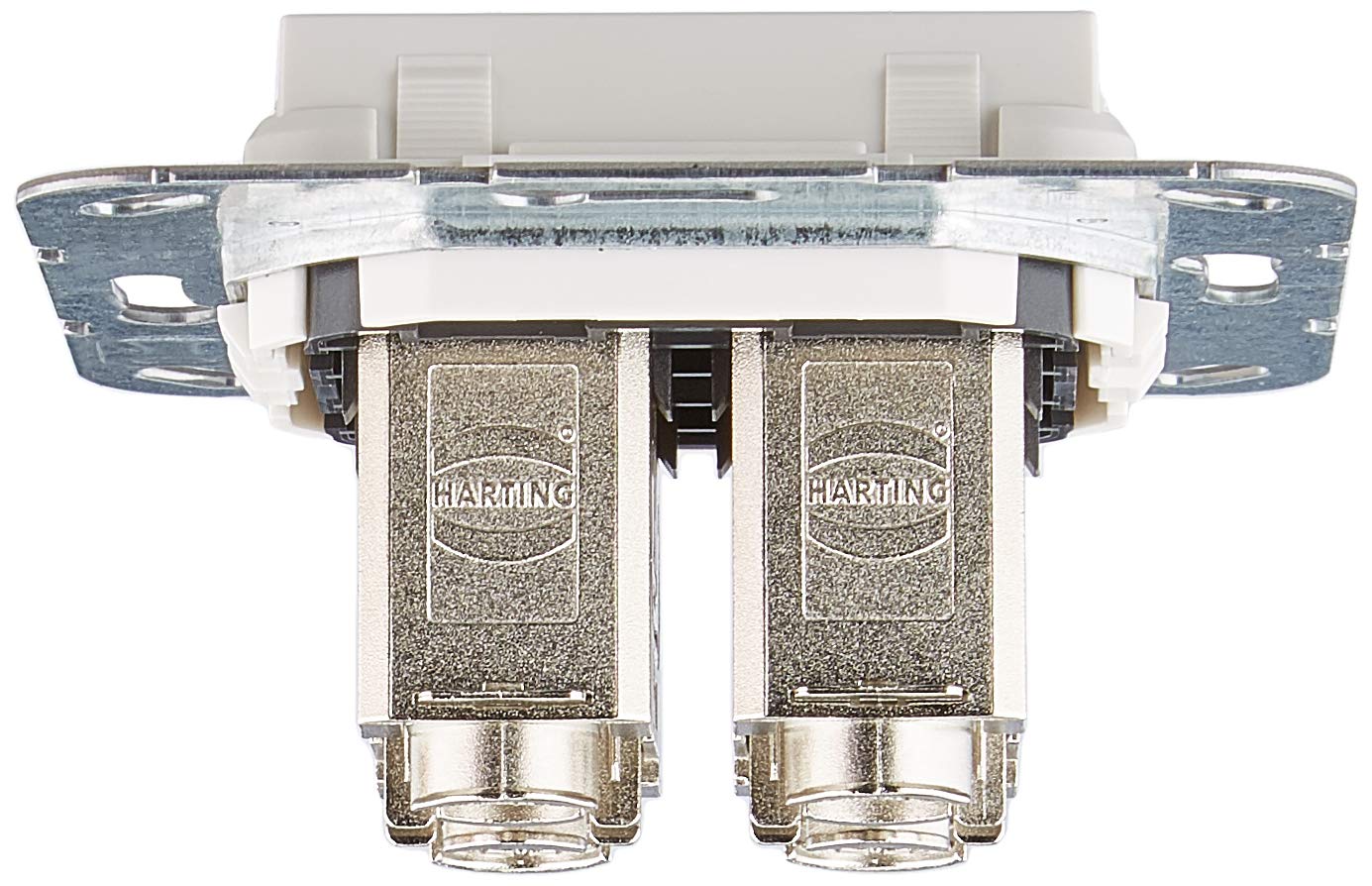 Gira 569903 MJ RJ45 Cat 6A 10 Go 4 compartiments LSA Plus Blanc pur