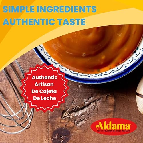 Vista 7 de ALDAMA Glorias - Caramelo de leche mexicana, 10.4 onzas, auténticos dulces de caramelo de Cajeta con nuez, leche tradicional de cabra Dulce de Leche