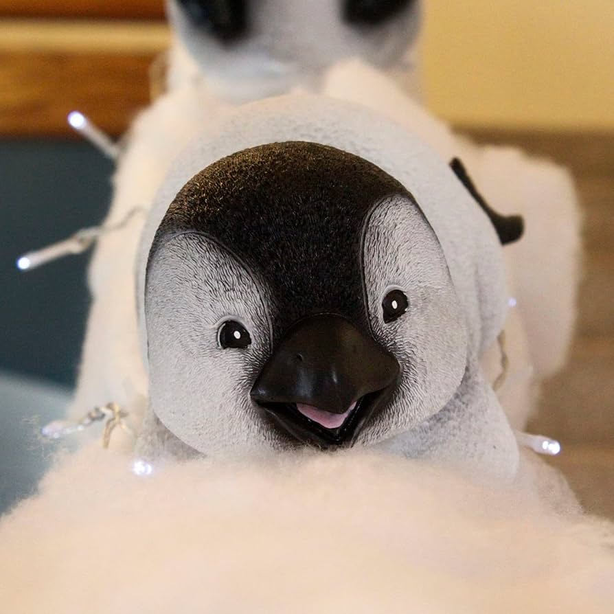 Midlee christmas penguin stairway holiday decoration Clearance