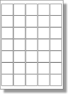 Label Planet® 35 Per Page/Sheet 5 Sheets (175 Sticky Small Square Label Planet® 35 Per Page/Sheet 5 Sheets (175 Sticky Small Square