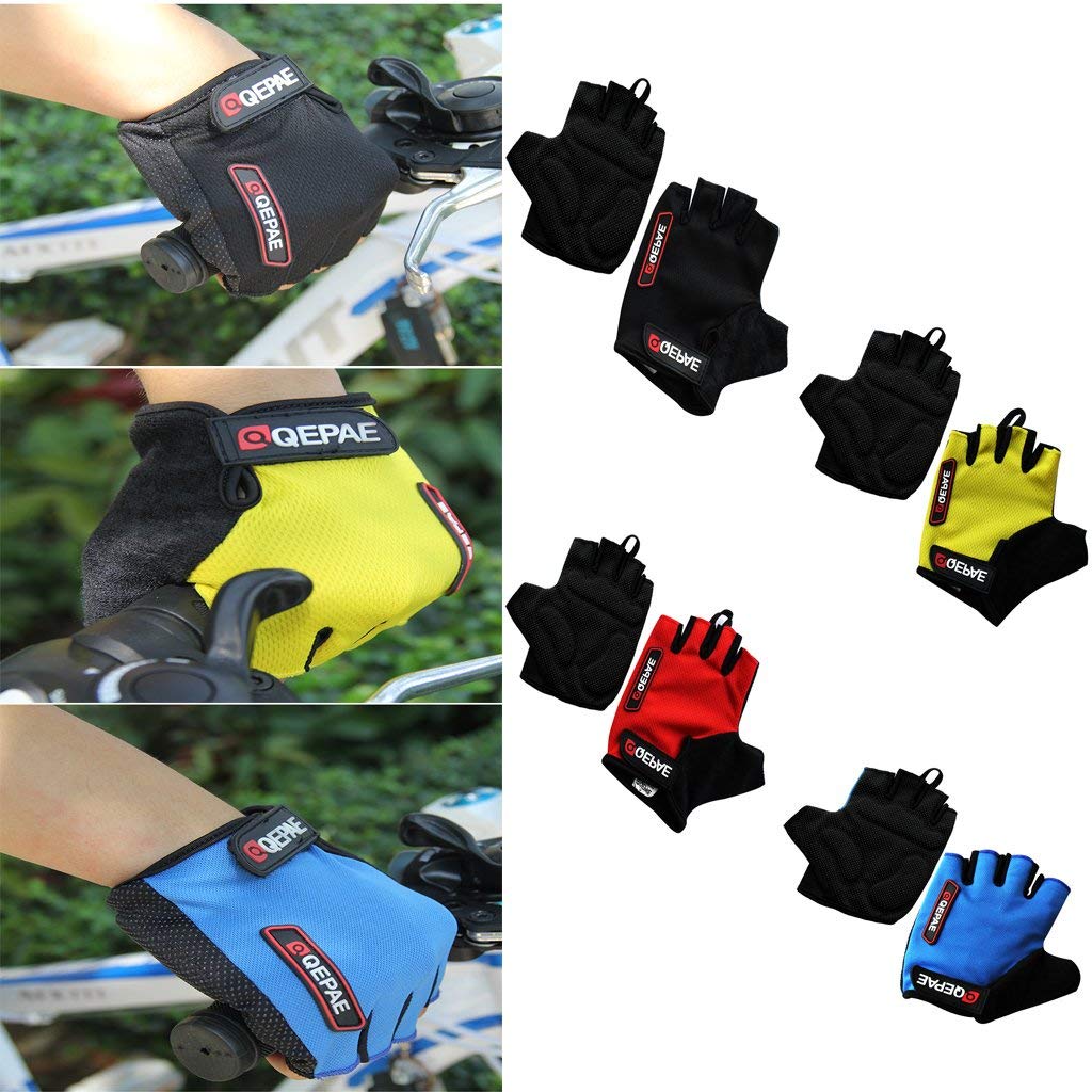 Guanti Da Mountain Bike A Mezze Dita, Imbottiti In Gel, Antiscivolo E Ammortizzanti Ideali Per Gli Sport Allaria Aperta E Il Ciclismo Estivo Disponibili Nelle Taglie Da Uomo E Da Donna 90838425
