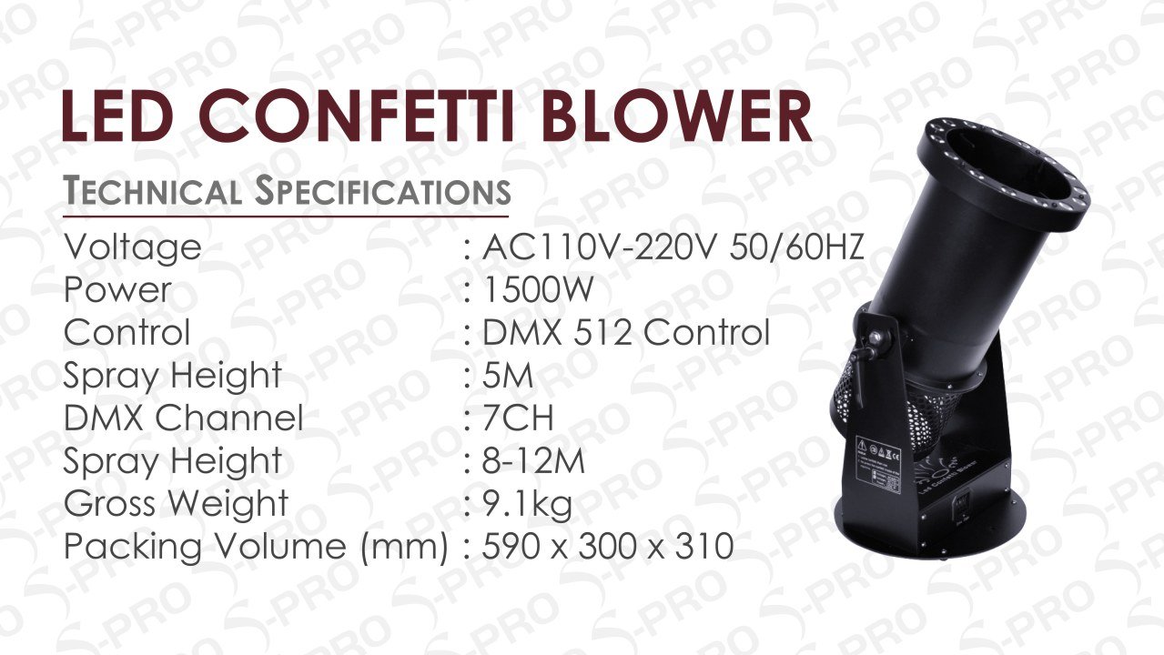 LED CONFETTI BLOWER Amazon.in Electronics