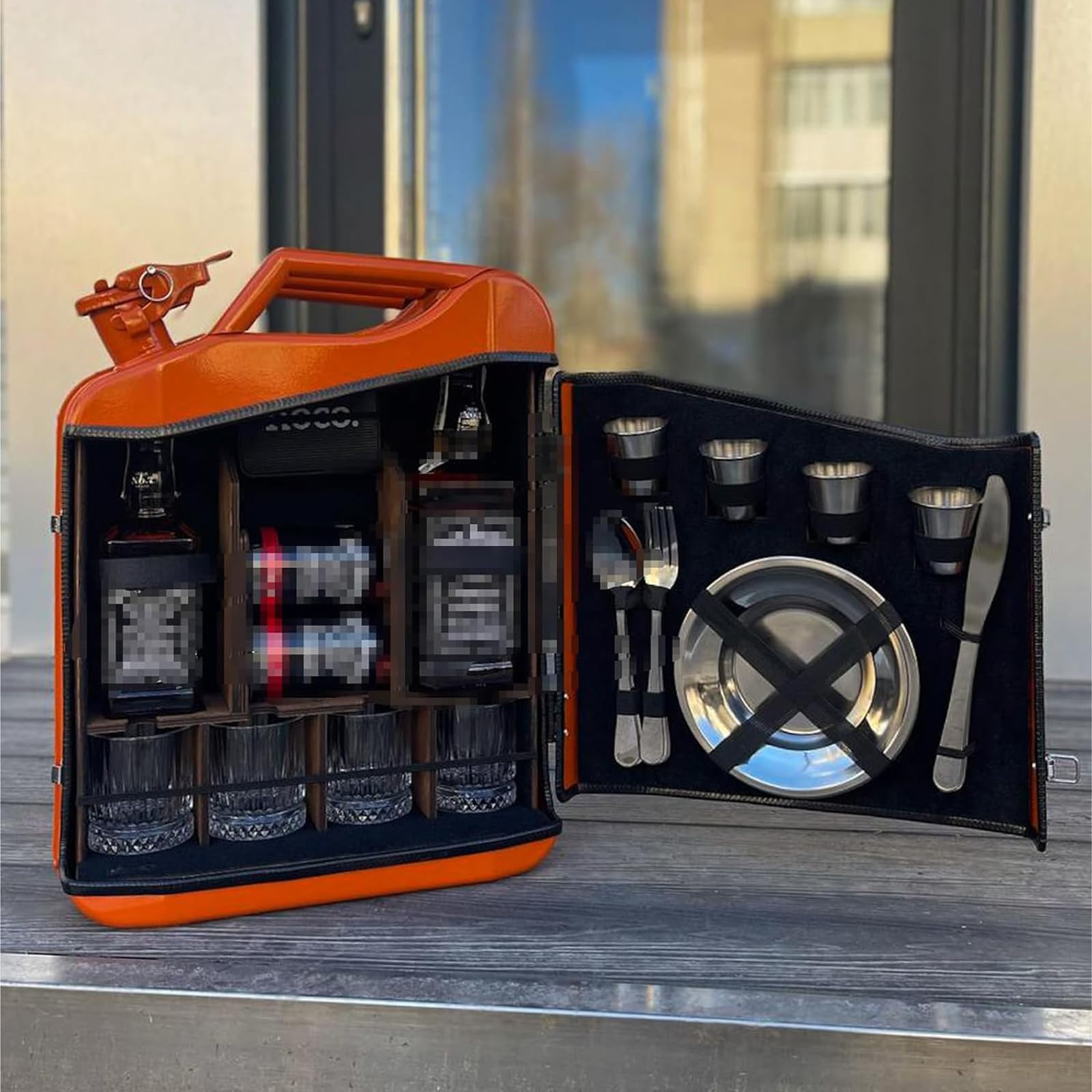 Amazon｜ワイン収納ボックス、20Lオイルバレルシャンパンミニバー