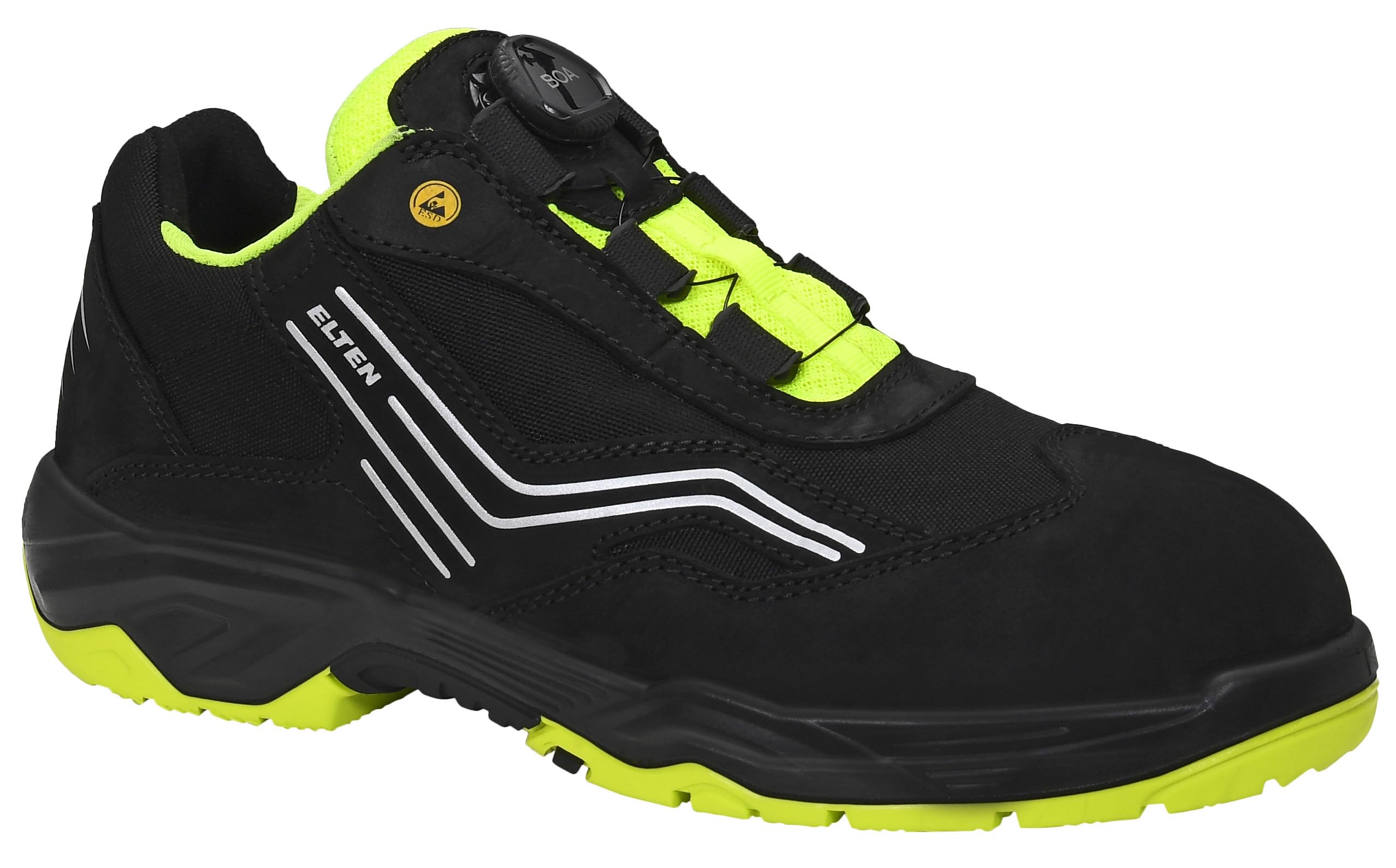 ELTEN Ambition Boa Bajo ESD S2 - Zapatos de Seguridad Unisex Adulto Amarillo Gelb 8 48 EU...
