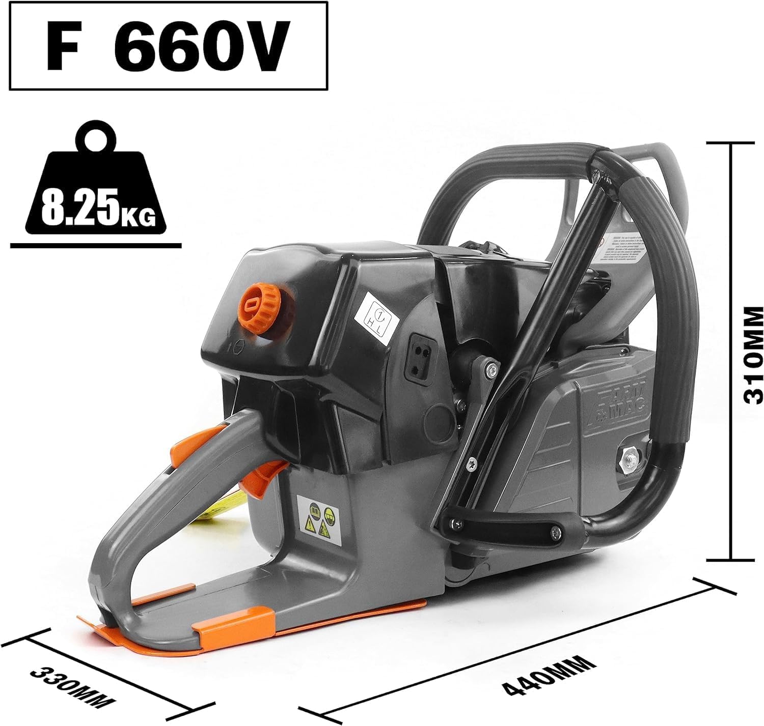 Amazon.com : FARMMAC F660V 25 Inch Gas Chainsaw, NEOTEC Chainsaw