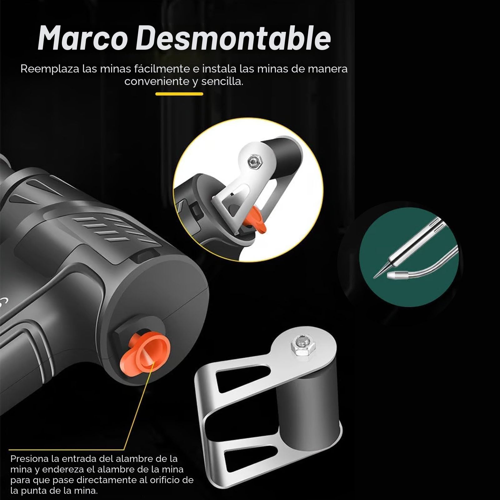 Herramientas de soldadura láser industrial con calefacción interna, juego de pistola de soldadura multifunción para soldador, pistola de soldadura portátil para metal, hierro de soldadura automático 3