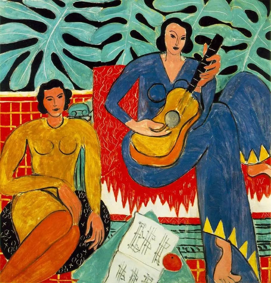 Matisse Peinture Sur Toile Pour Décoration Intérieure Salon Moderne 30x30cm