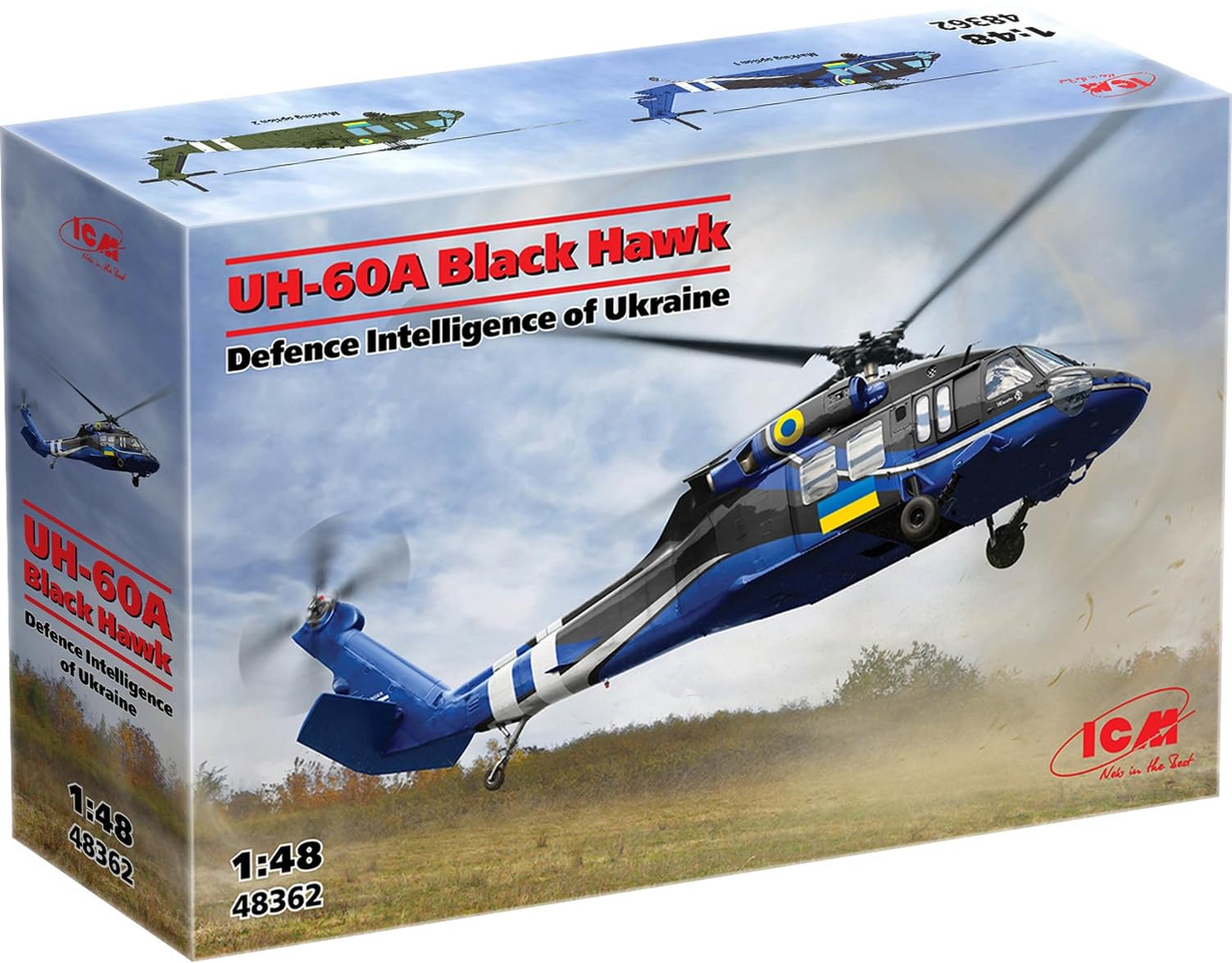 ICM 1:48 UH-60A Black Hawk Defence Intelligence Ukraine