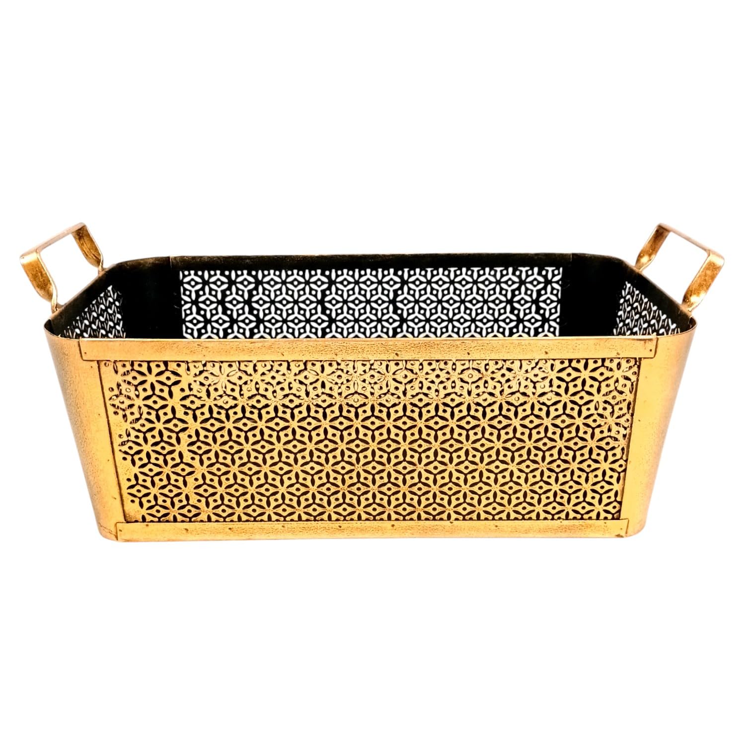 Golden Iron Basket - Decorative & Gift Basket -14