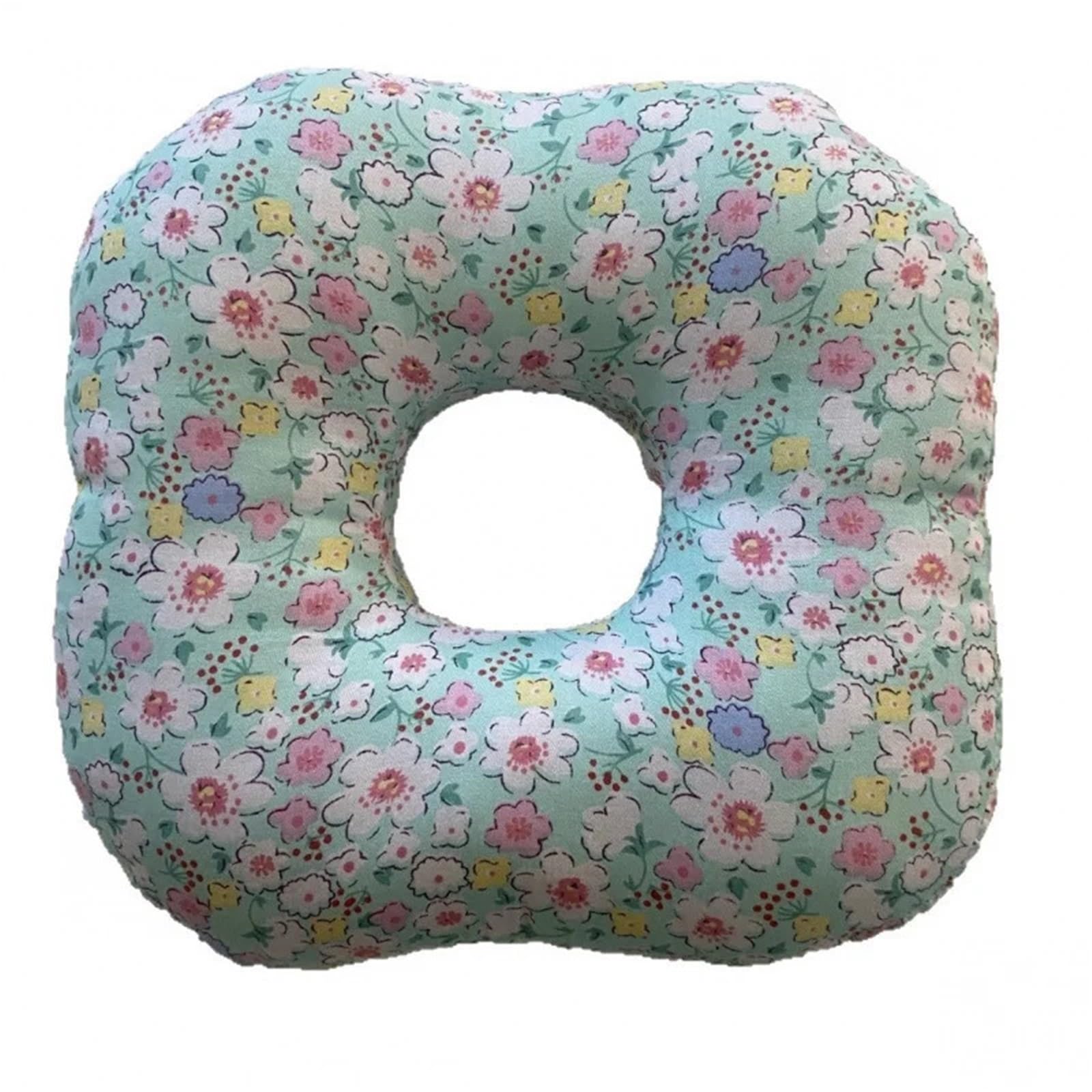 LuoAXINN Piercing Pillow Ear Piercing Pillow for Side Sleepers, O-Shaped with Hole 21x20x7cm