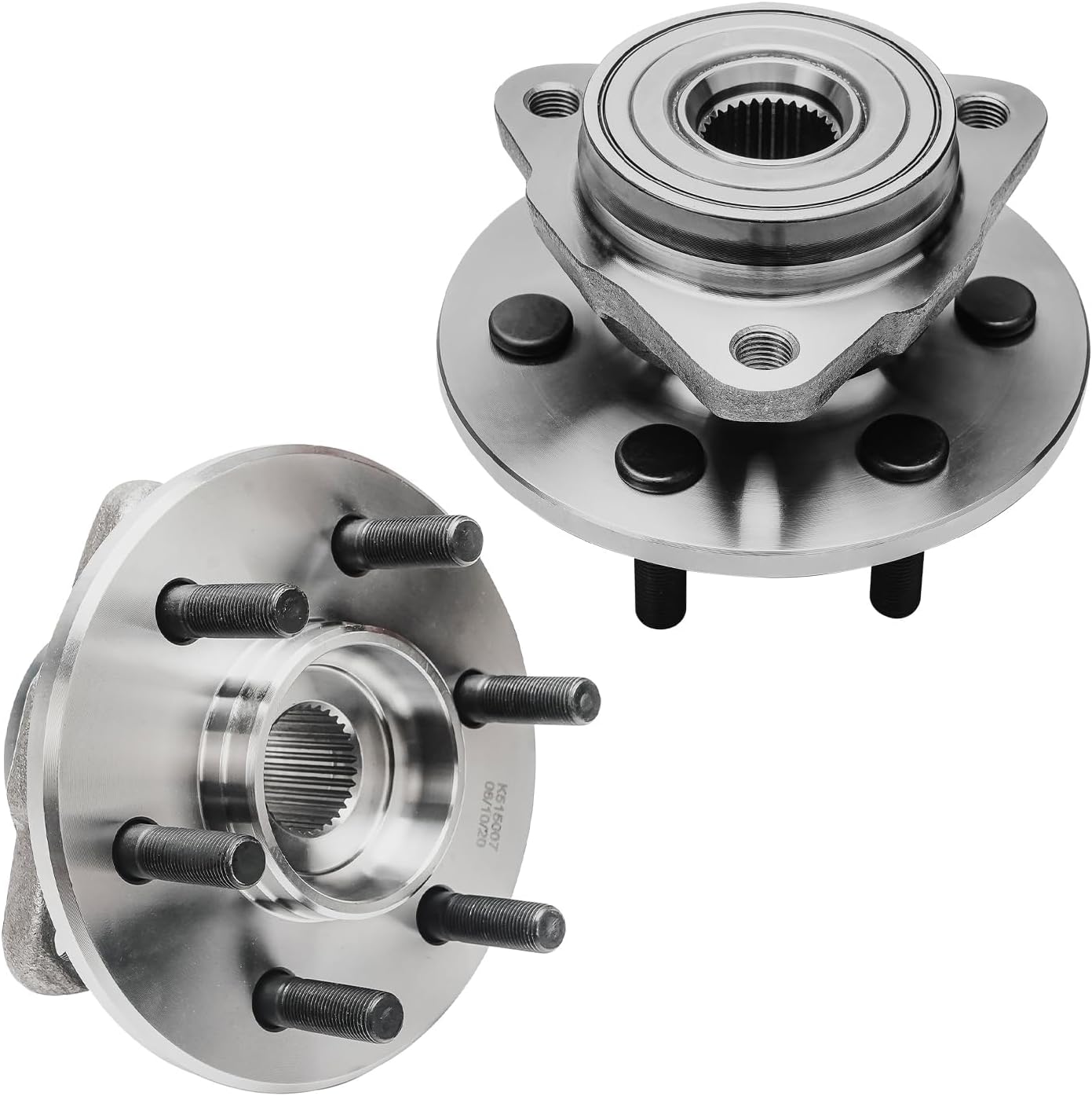 Detroit Axle - 4WD Front Suspension Kit for 2000-2004 Dodge Dakota 2000-2003 Durango [2-Wheel ABS] 2 Wheel Bearing Hubs 2 Outer Tie Rods 4 Upper Lower Ball Joints 2001 2002 Replacement - 8pc Set