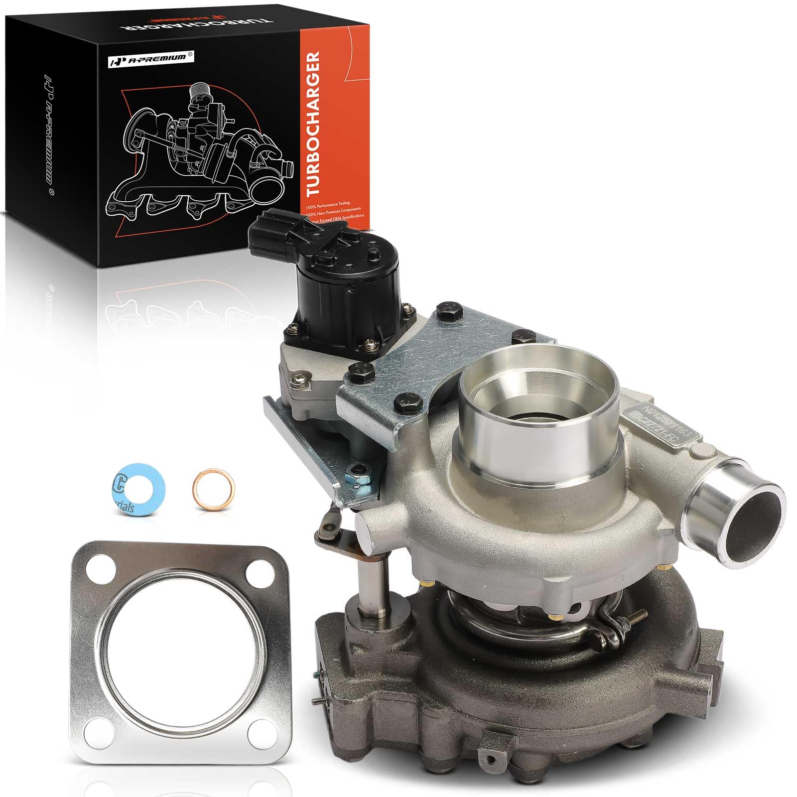 A-Premium RHF55V Complete Turbocharger Turbo Kit with Gasket Compatible with GMC & Isuzu Models - W4500/W5500/W5500HD Forward 2005-2009, NPR-HD NQR