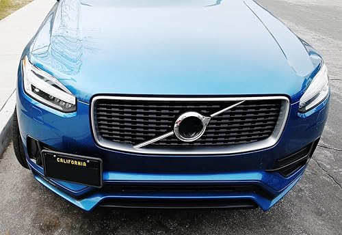 Miniatura 4 de iJDMTOY Kit de adaptador de soporte de montaje para placa de matrícula de parachoques delantero sin taladro, compatible con Volvo XC90 de 2ª