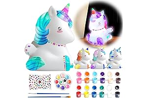 Goodyking Paint Your Own Unicorn Lamp: Lighting Up Creativity for Kids 8-12