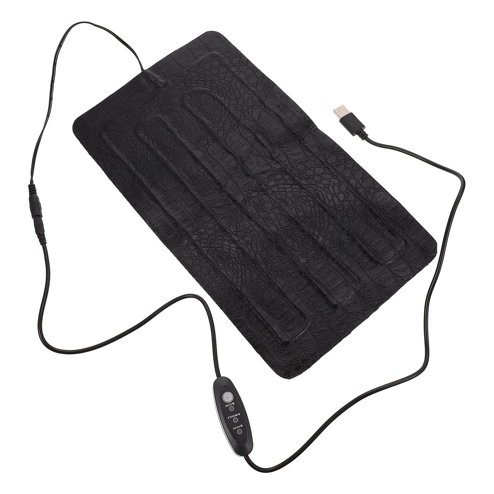 VICASKY 1Pc Electric Reptile Heating Pad Temperature Scratching Mat for Small Pets for Turtles Lizards and Frogs Durable and Easy to Clean