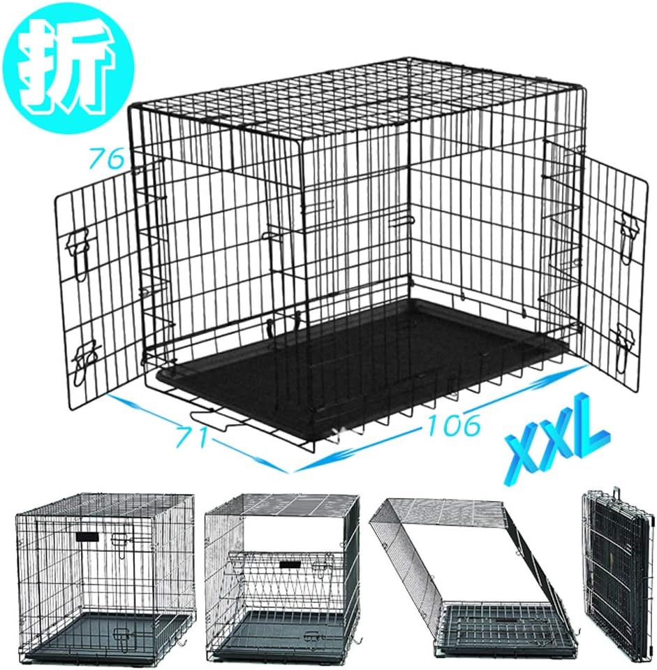 Seal限定商品 送料無料 折りたたみ式ペットケージ 大型犬用 猫用 Xxlサイズ ペットケージ8005 組立簡単 持ち運びもラクラク ワンちゃんのための折りたたみ式ペットケージ 安い R4urealtygroup Com