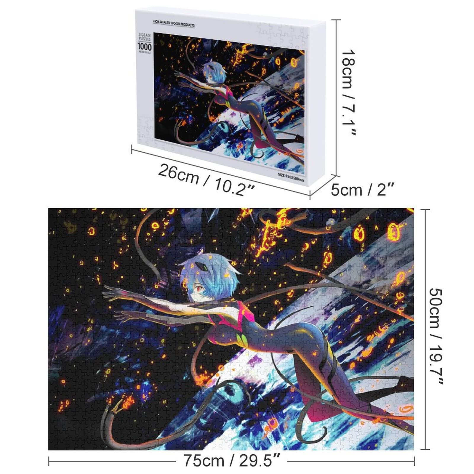 Amazon.co.jp: Neon Genesis Evangelion Jigsaw Puzzle 1000 Pieces