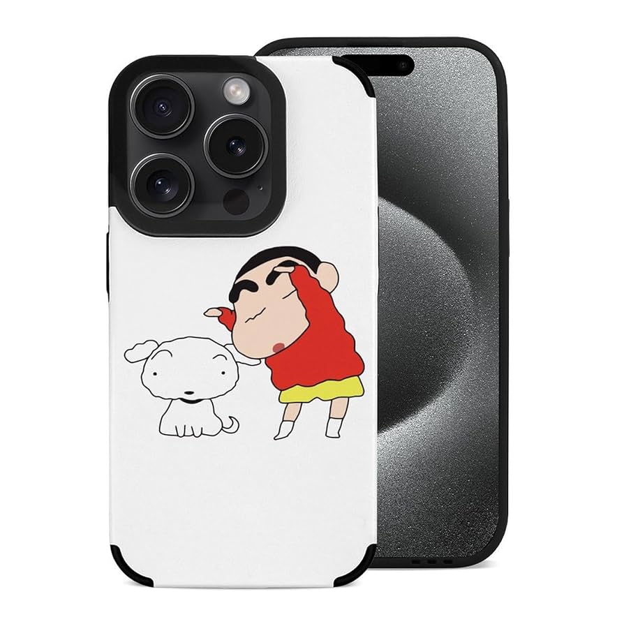 【しろちゃん】iPhone 15 Pro本体1/2 Amazon.co.jp: クレヨンしんちゃん シロ iPhone 15 Pro ケース