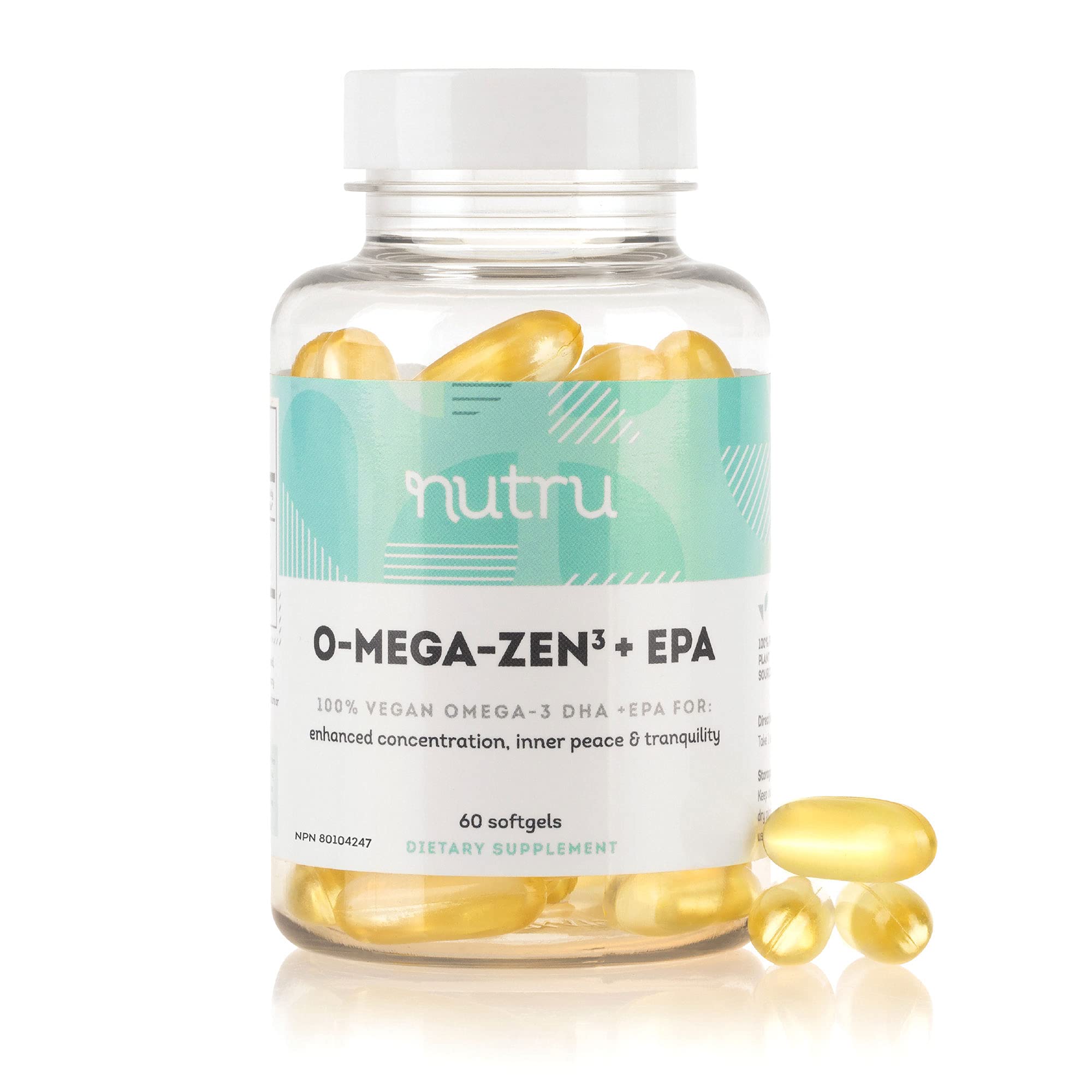 Buy Nutru OMegaZen3 +EPA Vegan Omega 3 Supplement Fish Oil