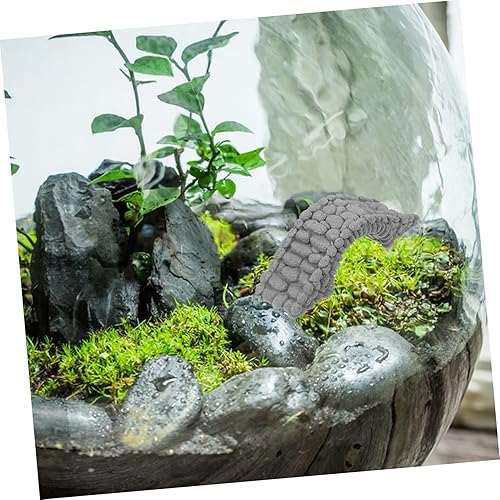 Miniatura 9 de DECHOUS 2 piezas de micro paisaje puente de piedra pecera decoración pecera adornos retro decoración casa de muñecas puente mini jardín decoración