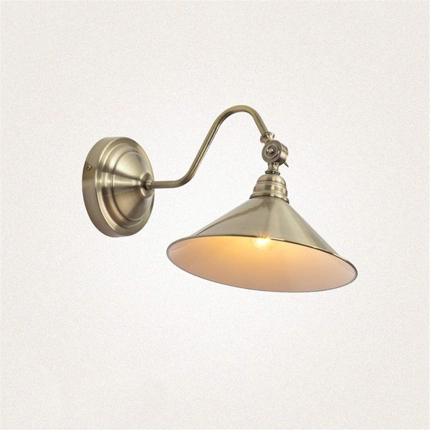 HYJAUSXB European Wall Light Bedroom Bedside Loft Industrial Wrought Iron Sconce American Rustic Swing Arm Adjustable Lamp, Pendant