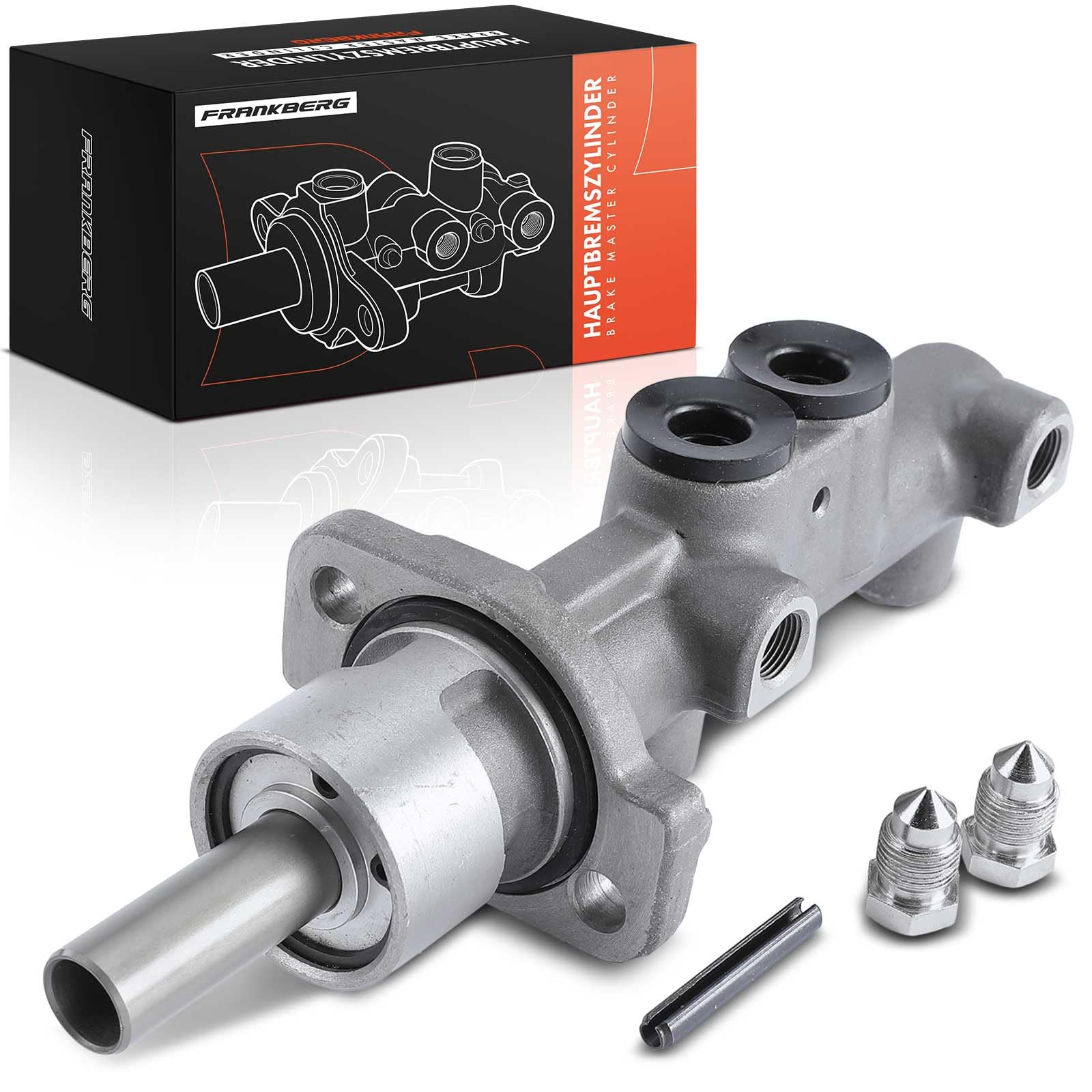 Frankberg Bomba de freno Cilindro de freno Compatible con FAbajoia II 542 1.2L Polo 9A 9N 1.4L Polo 9A 9N 1.2L FAbajoia II Combi 545 1.4L R.o.o.m.s.t.e.r 5J7 1.2L Replace# 6Q0611021