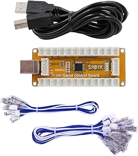 SJ@JX Arcade Game USB Encoder Zero Delay Gamepad Button Joystick Controller for Nintendo Switch PC PS3 Raspberry Pi