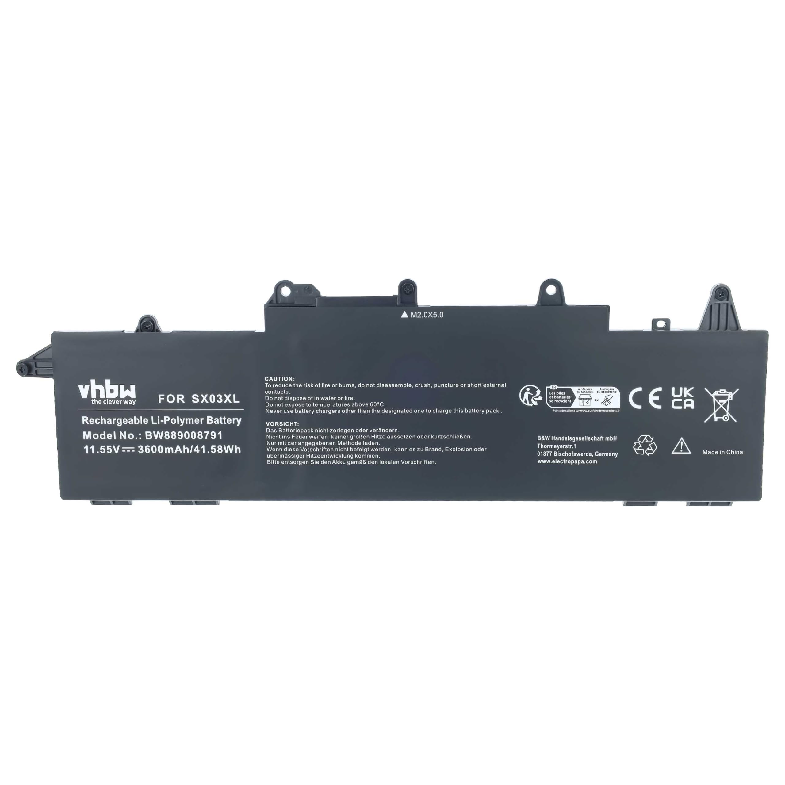 vhbw Batería Compatible con HP ProBook x360 435 G7